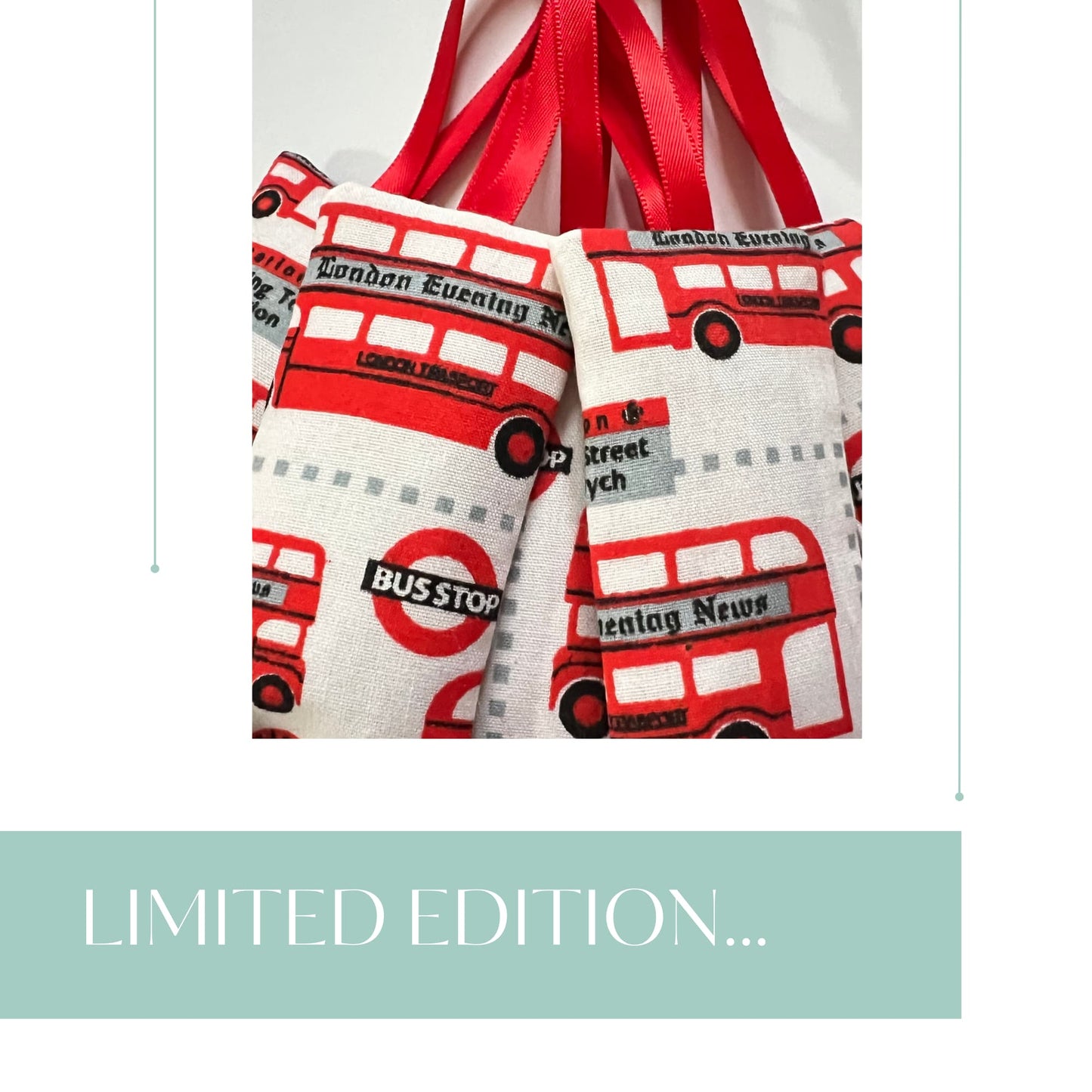 Lavender Bags , Vintage Britain - London Bus
