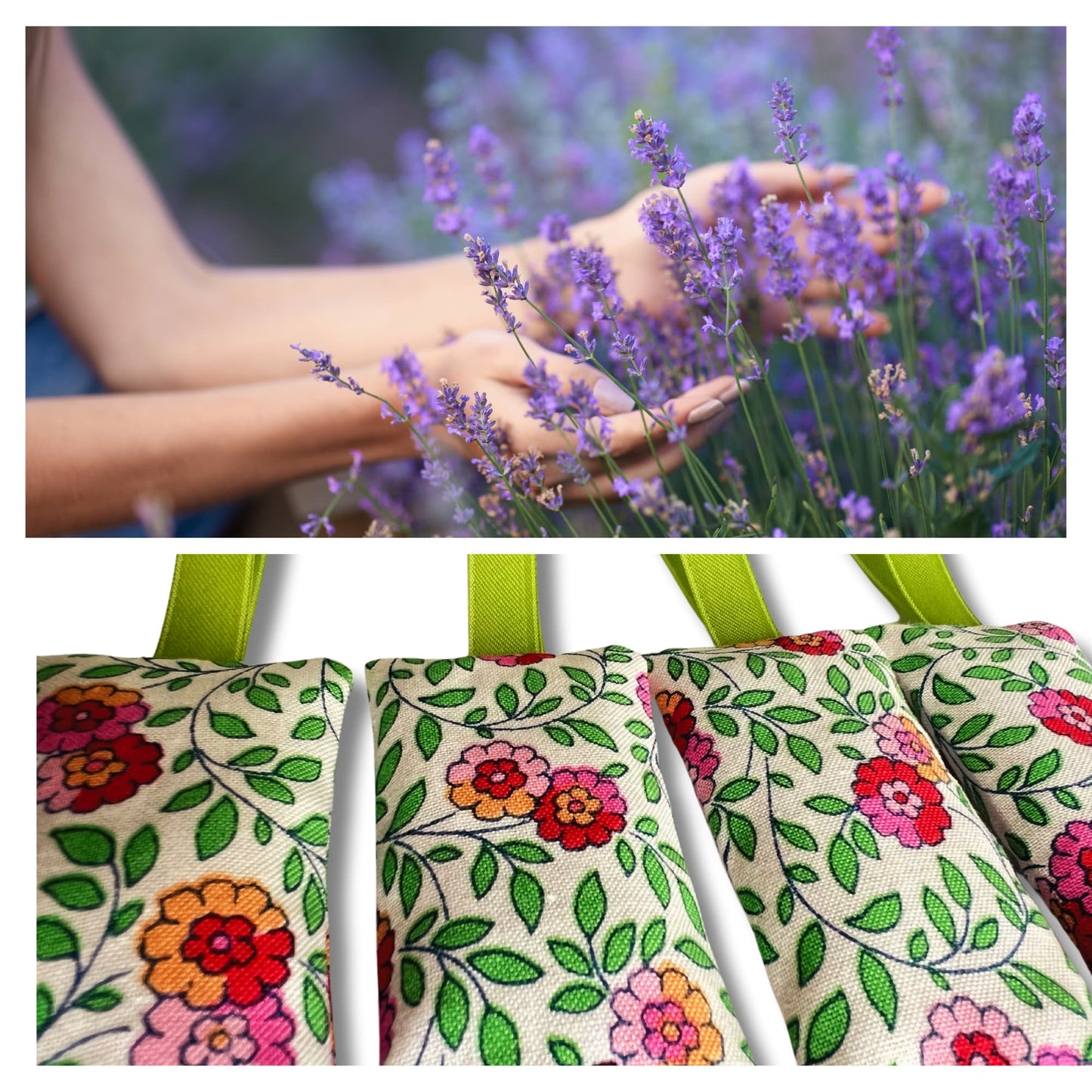 Lavender Sachets Liberty of London Fabric - Marigolds from The Artists Home Collection