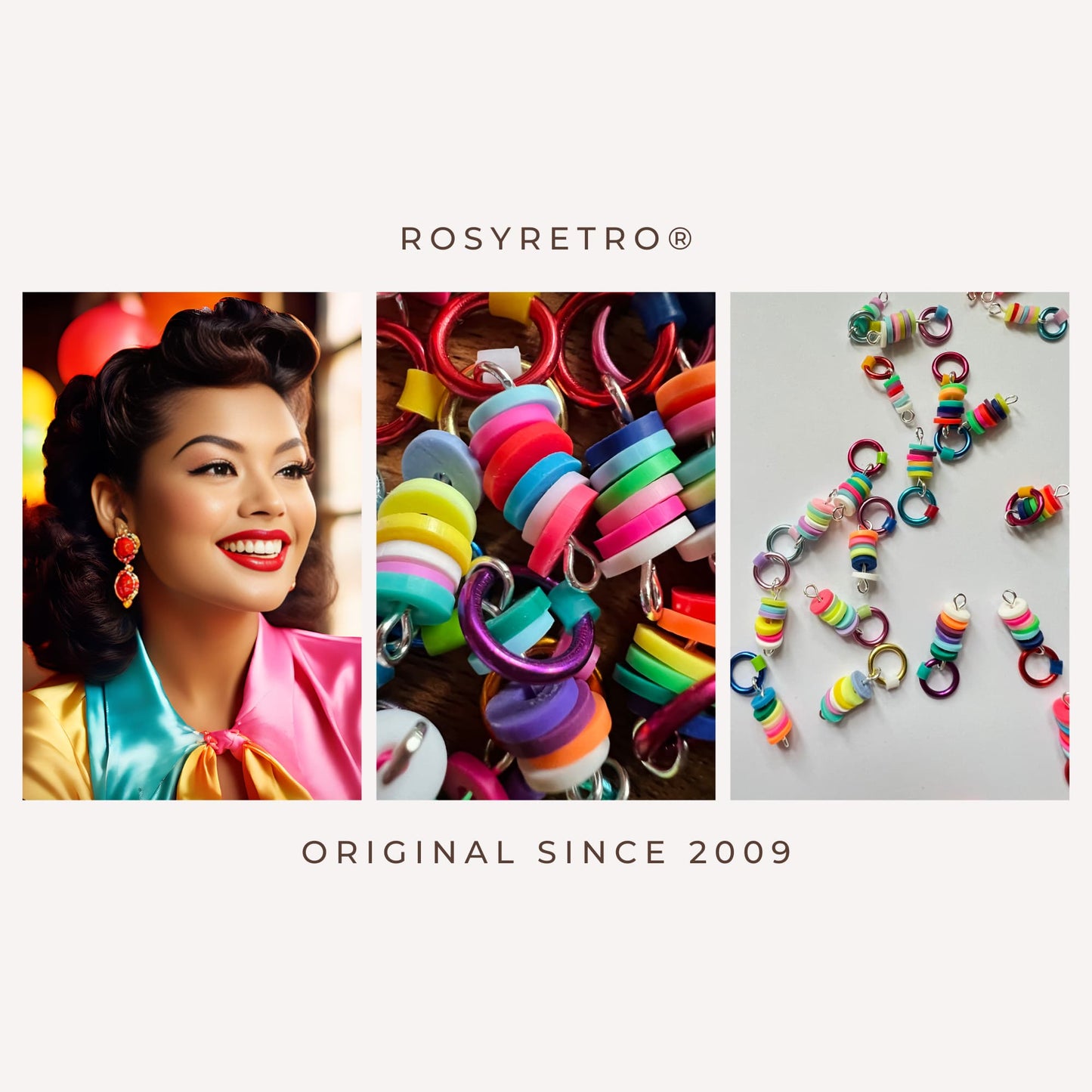 Rainbow Stitch Markers for Knitting - Sweetie Pops!