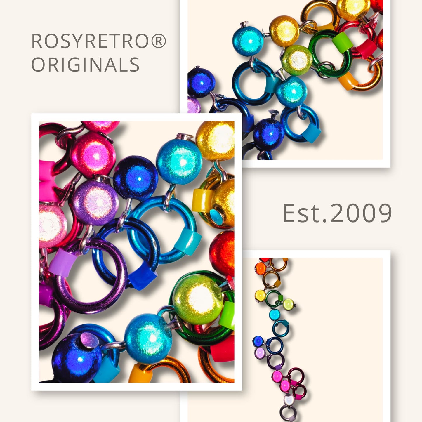 Stitch Markers for Knitting in Rainbow Colours -Glow Balls