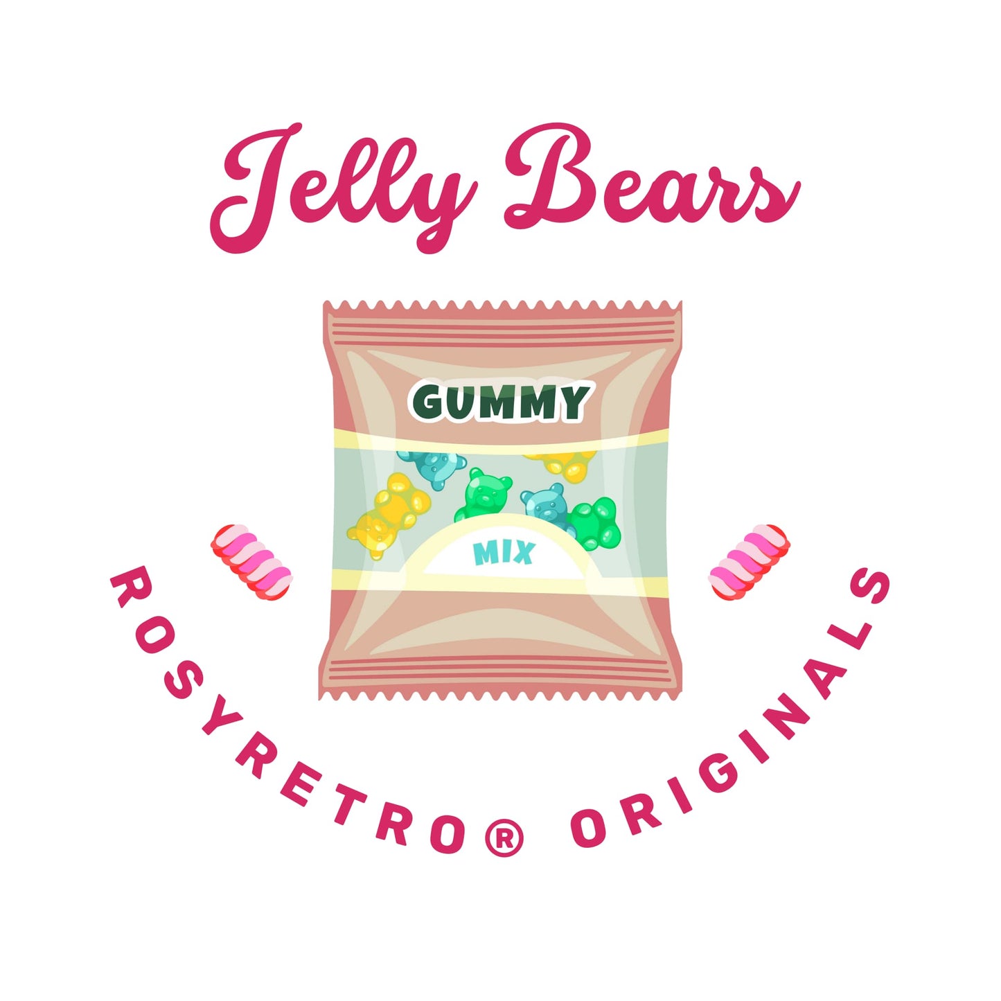 Crochet Stitch Markers - Jelly Bears