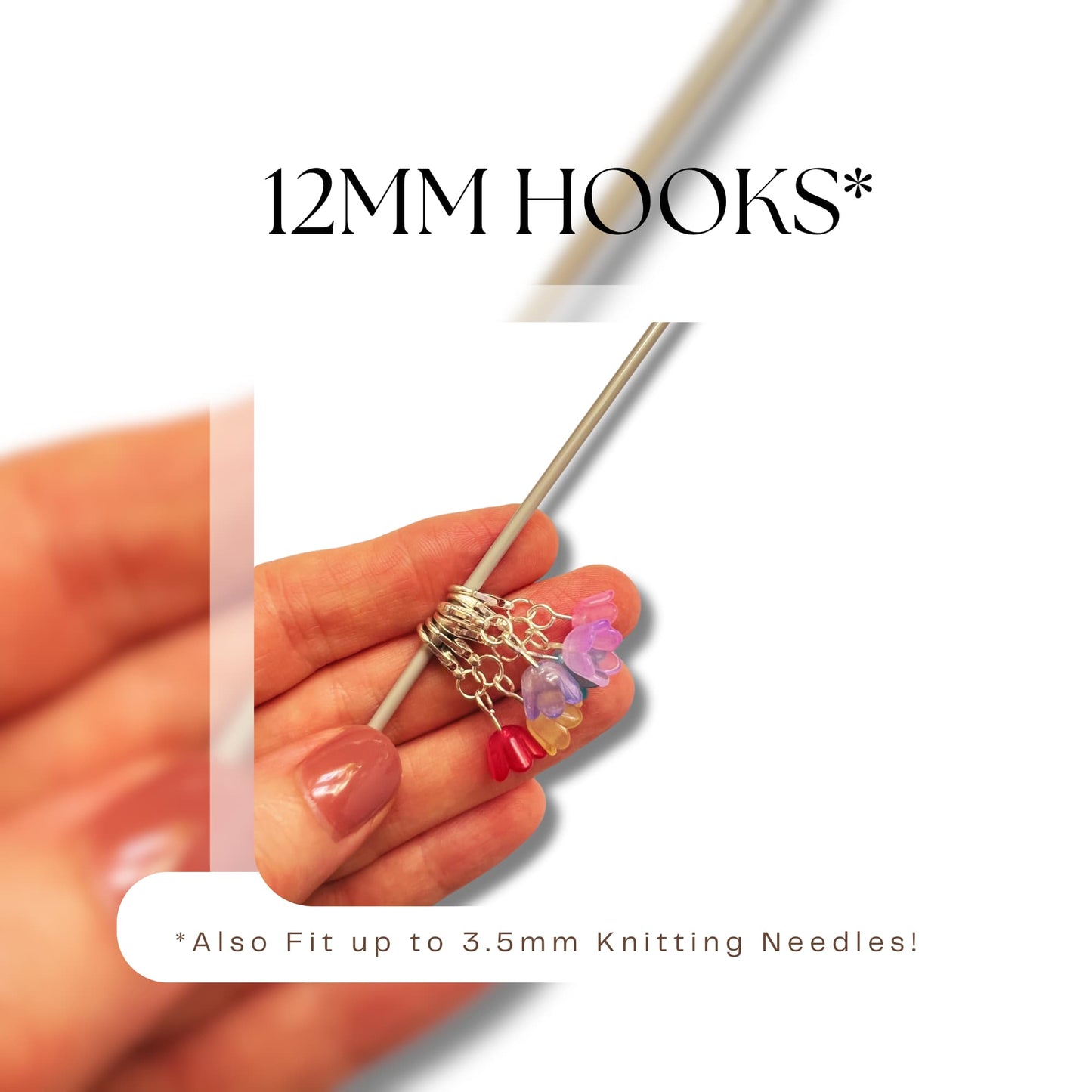 Crochet Stitch Markers - Jelly Flowers