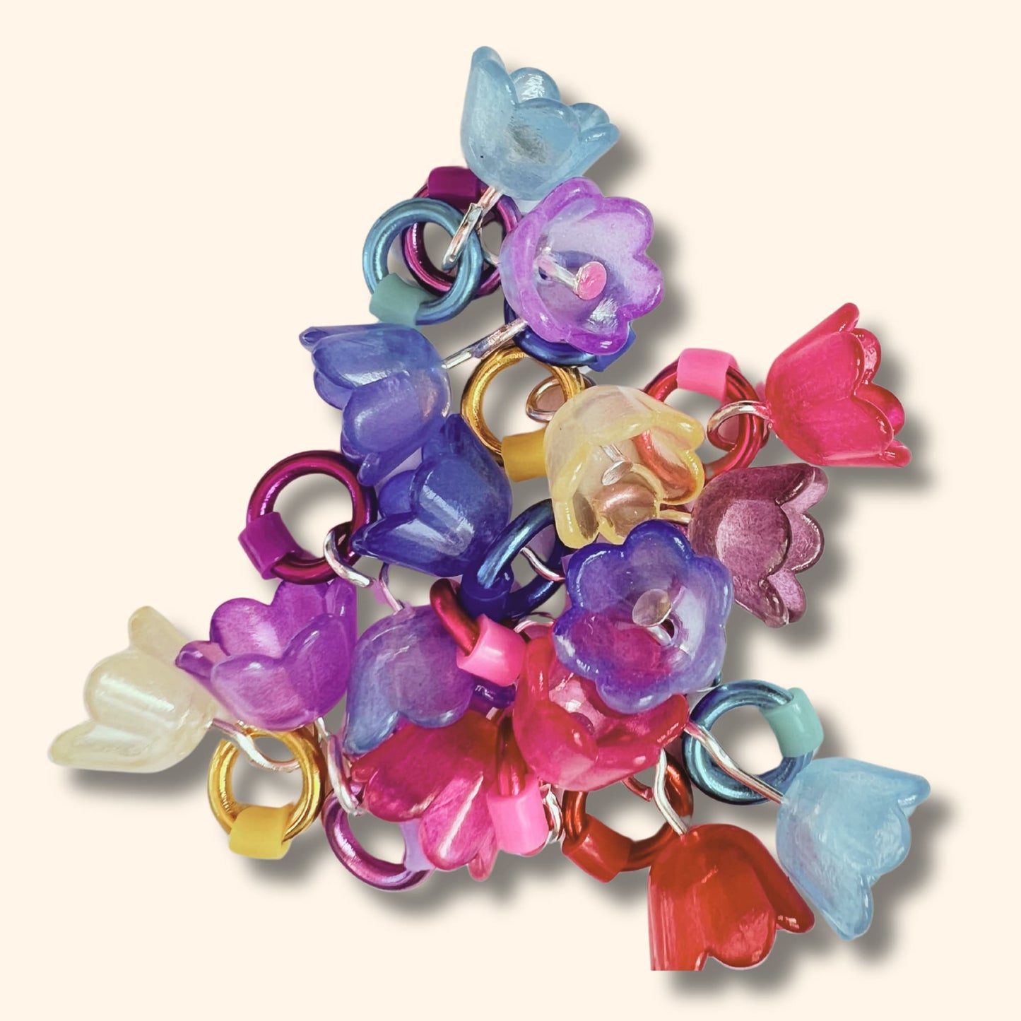 Flower Stitch Markers for Knitting - Summer Blooms