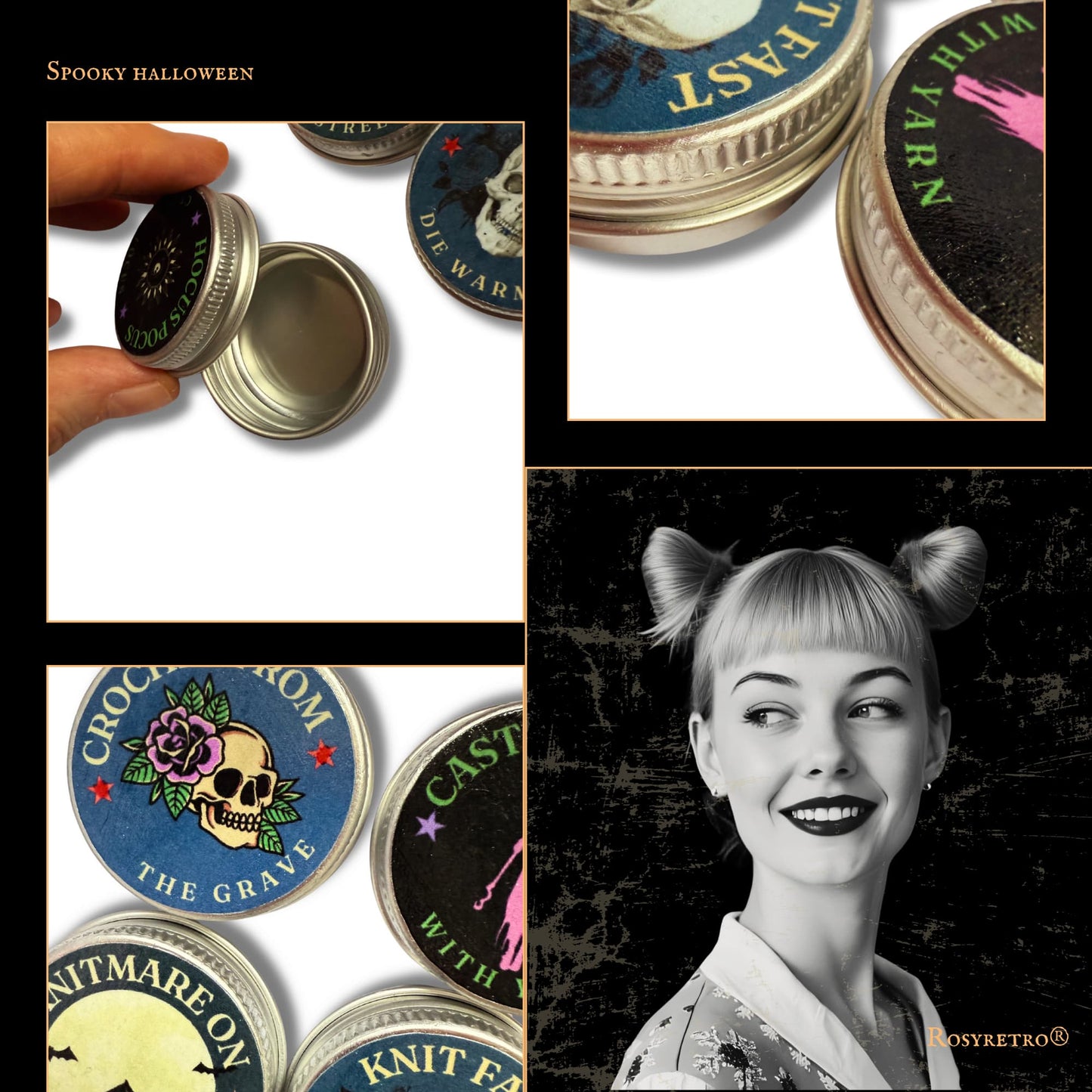 Knitting Set - Halloween Spooks