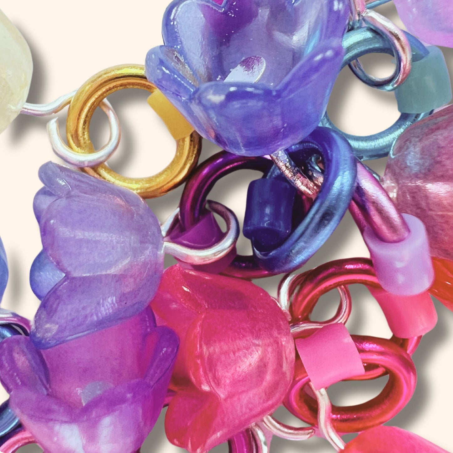 Flower Stitch Markers for Knitting - Summer Blooms