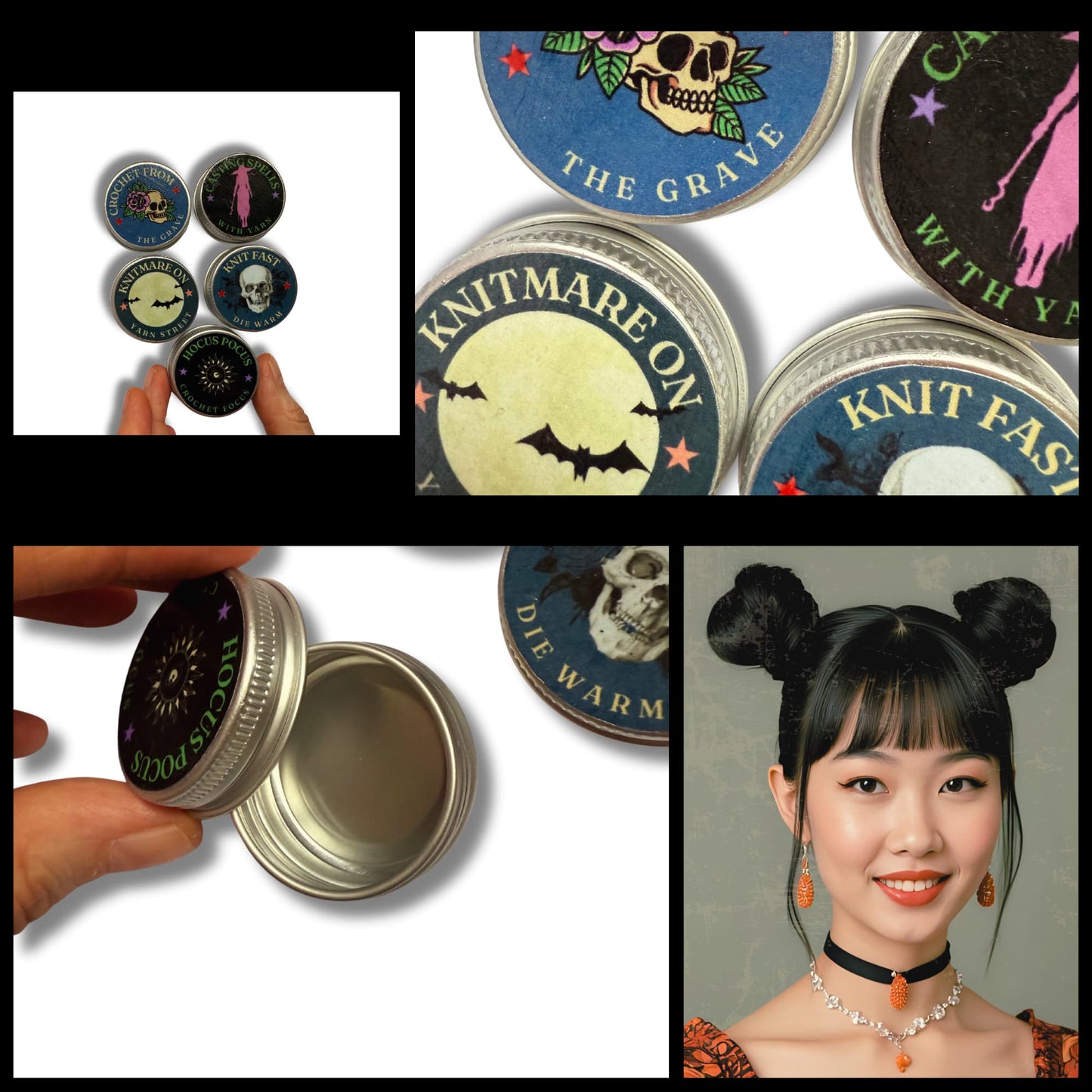 Knitting Set - Halloween Spooks