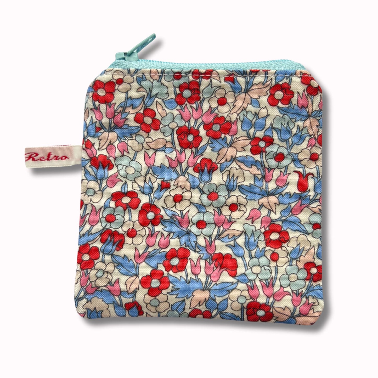 Liberty Fabric Purse - Piccadilly Poppy from The Carnaby Collection