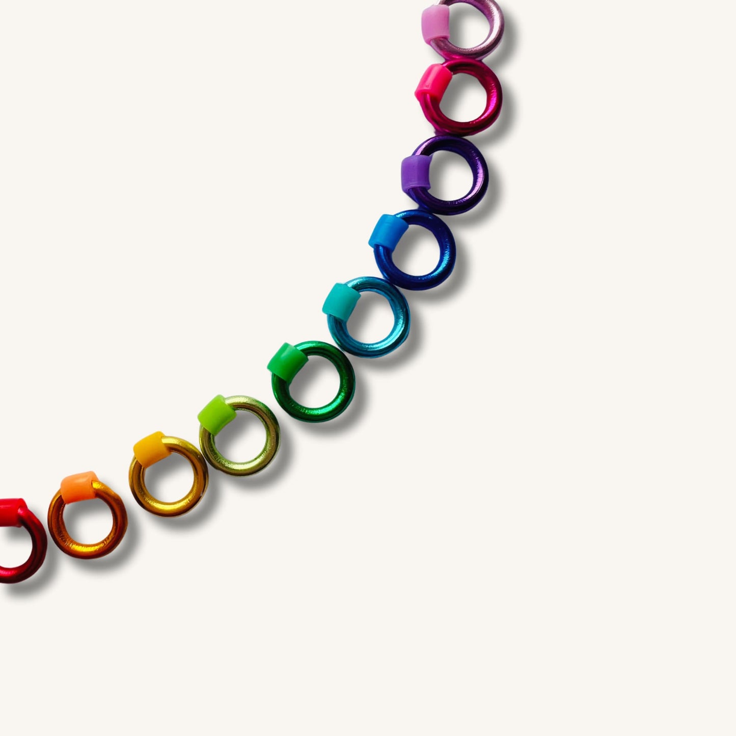 Rainbow Stitch Markers for Sock, Lace & Knitting - Snag Free in 4 Sizes