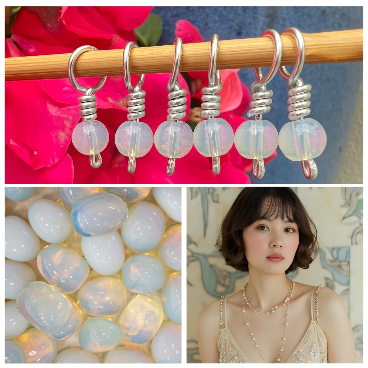 Opal Stitch markers - Pure