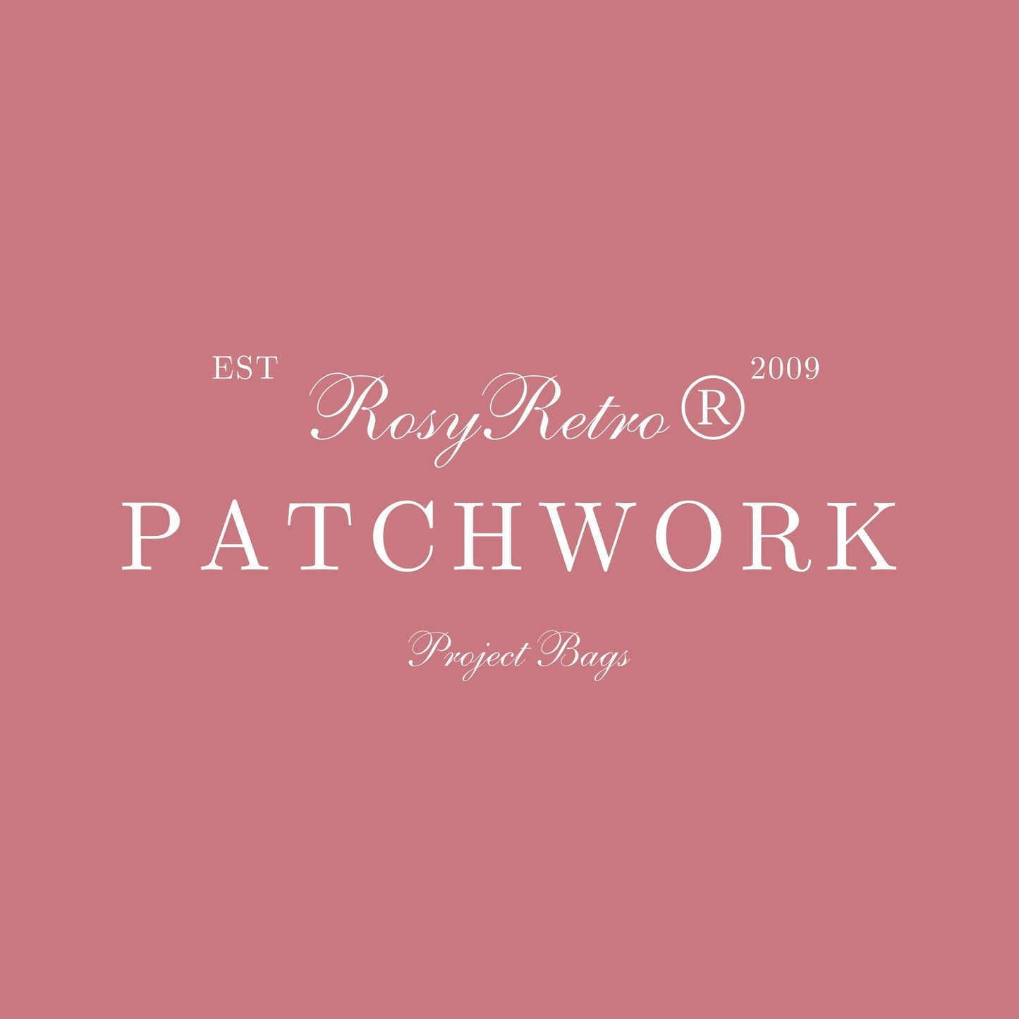 Floral Patchwork Knitting Project Bag - Summer Rose