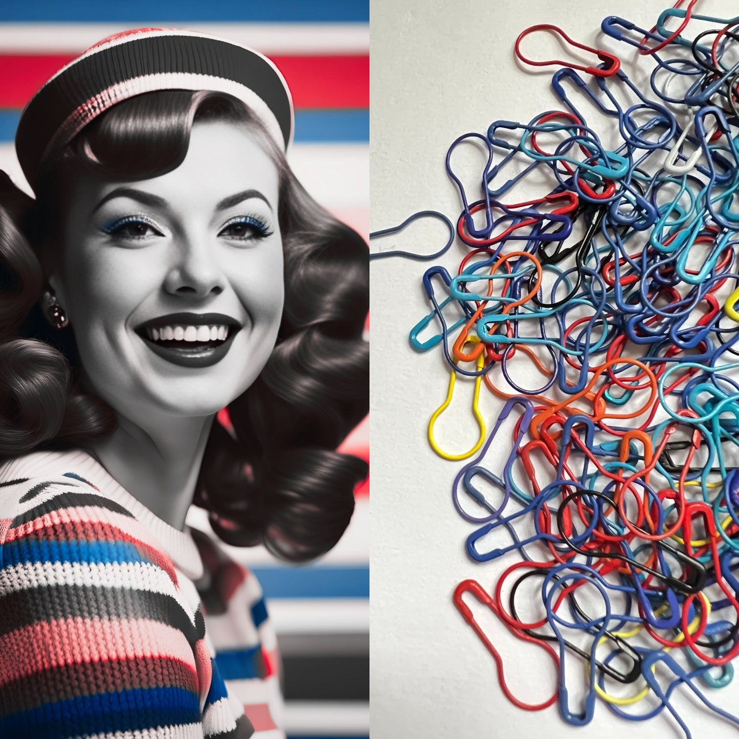 Crochet Stitch Markers - Pop Art