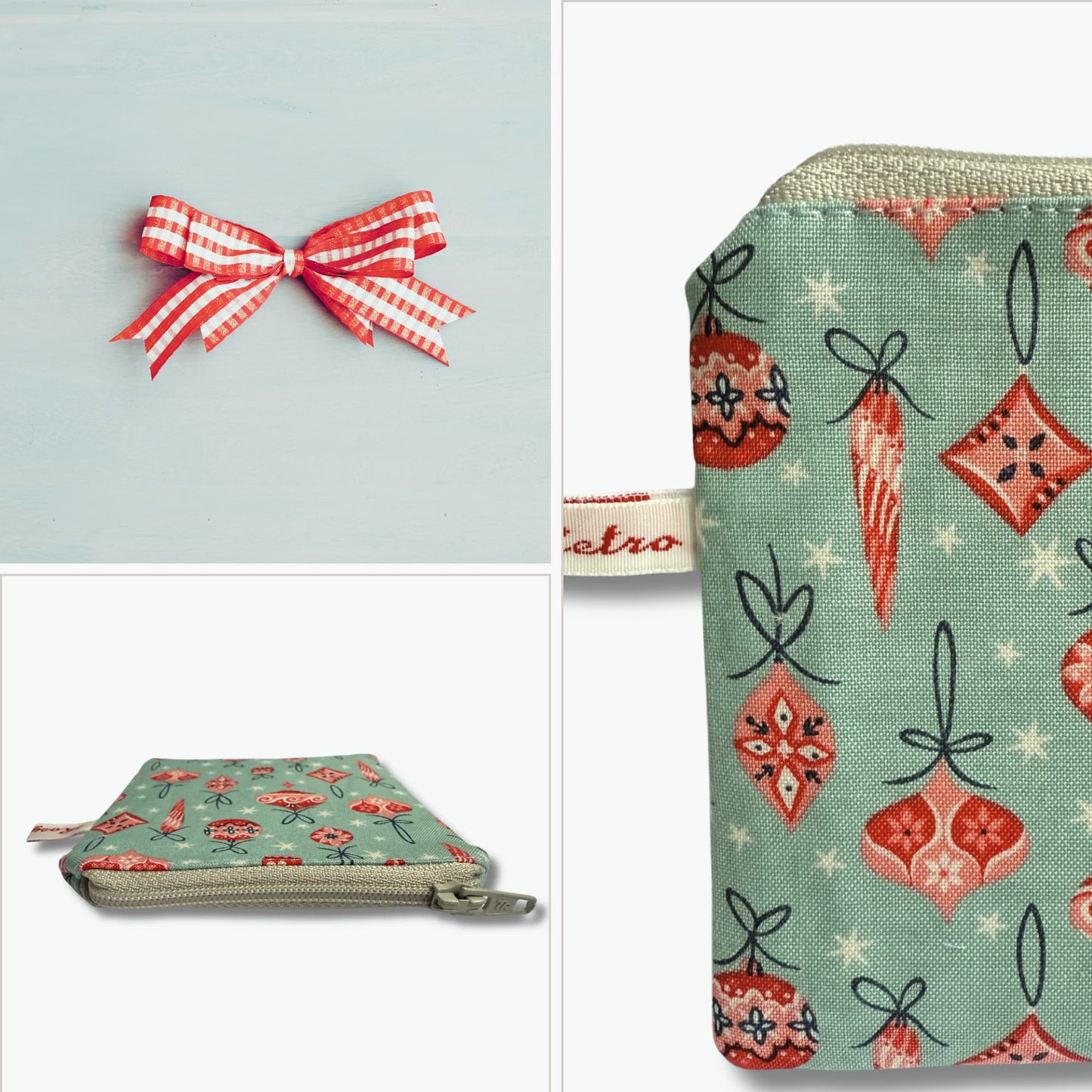 Liberty fabric knitting case Limited edition - Vintage christmas
