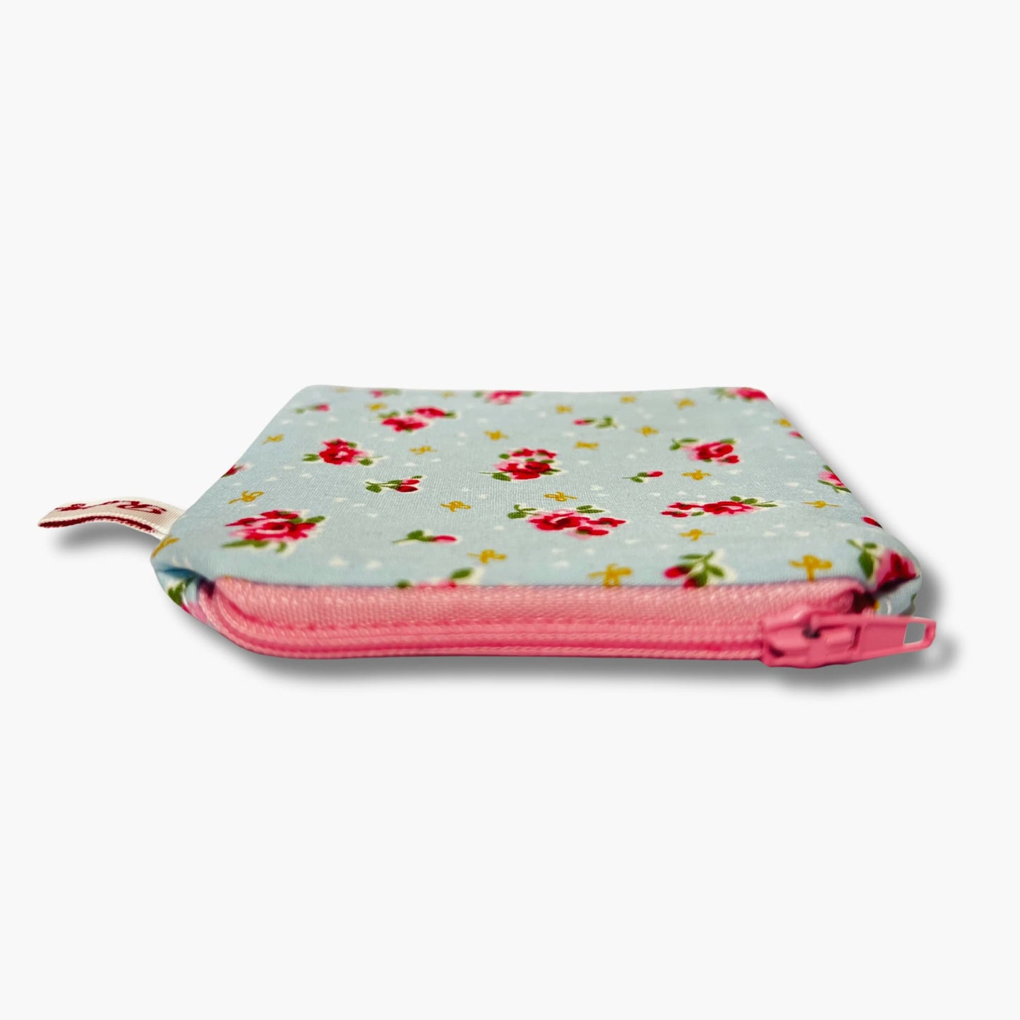 Pale Blue Mini Floral Rose Knitting Case for Portable Projects