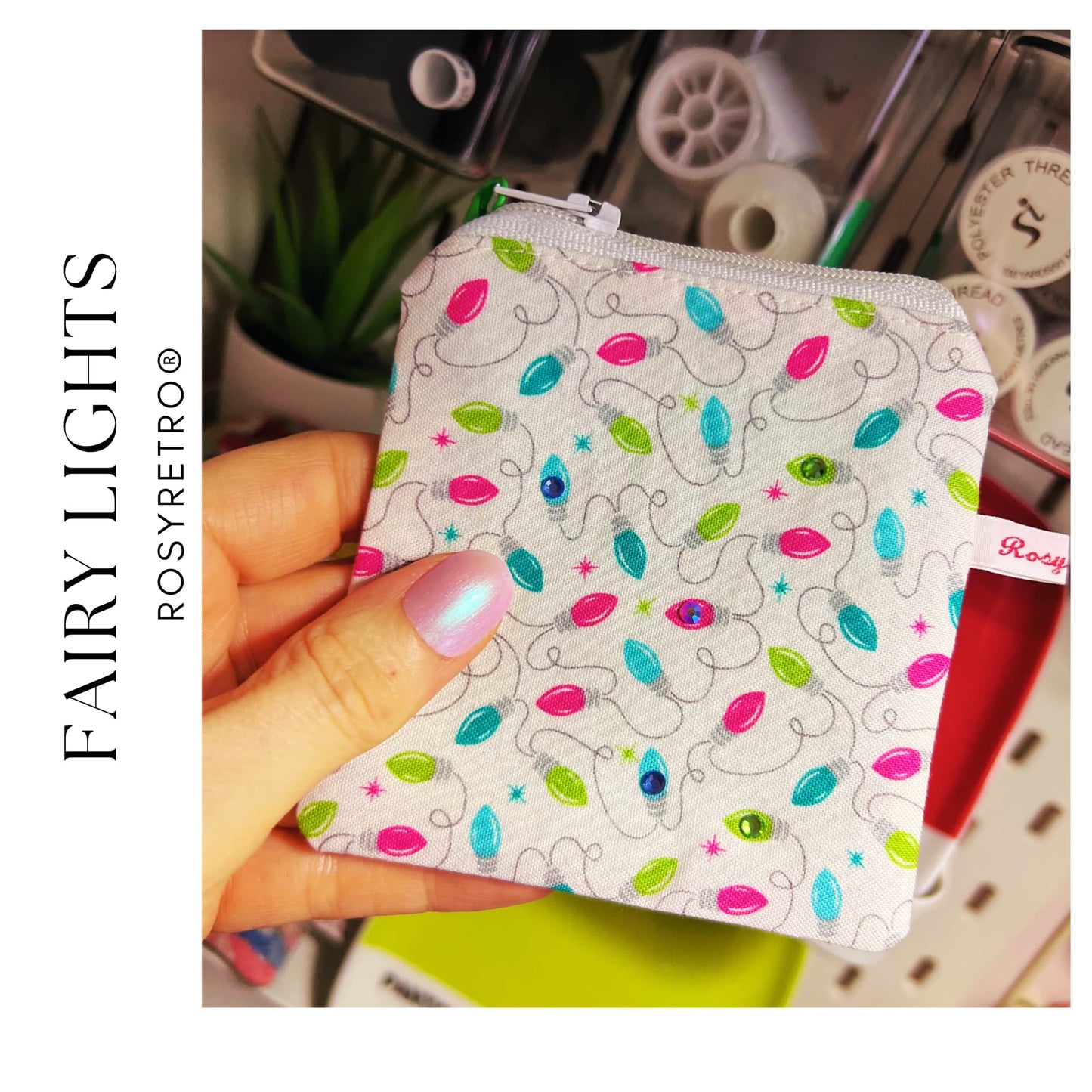 Christmas Knitting case Limited edition - Fairy Lights