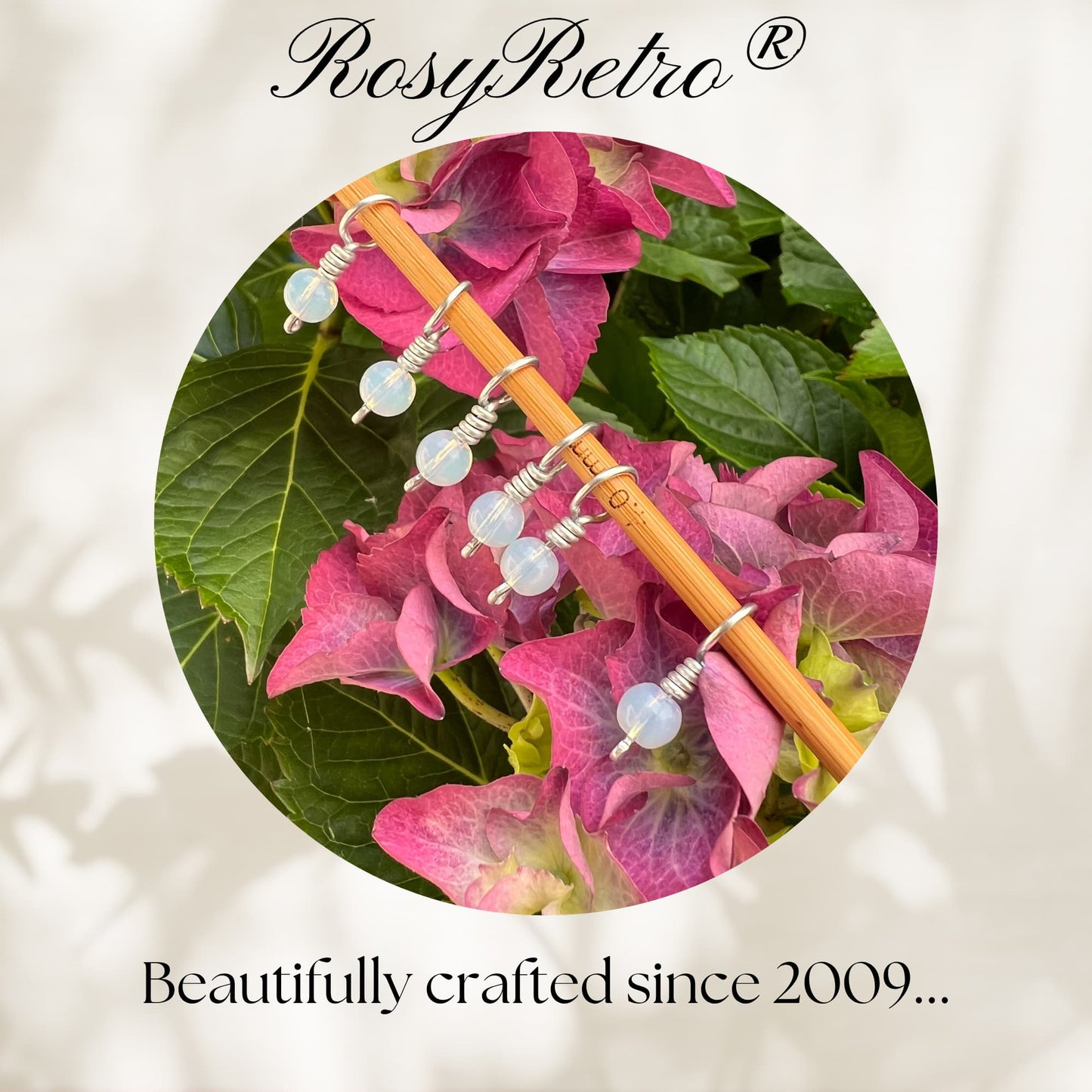 Opal Stitch markers - Pure