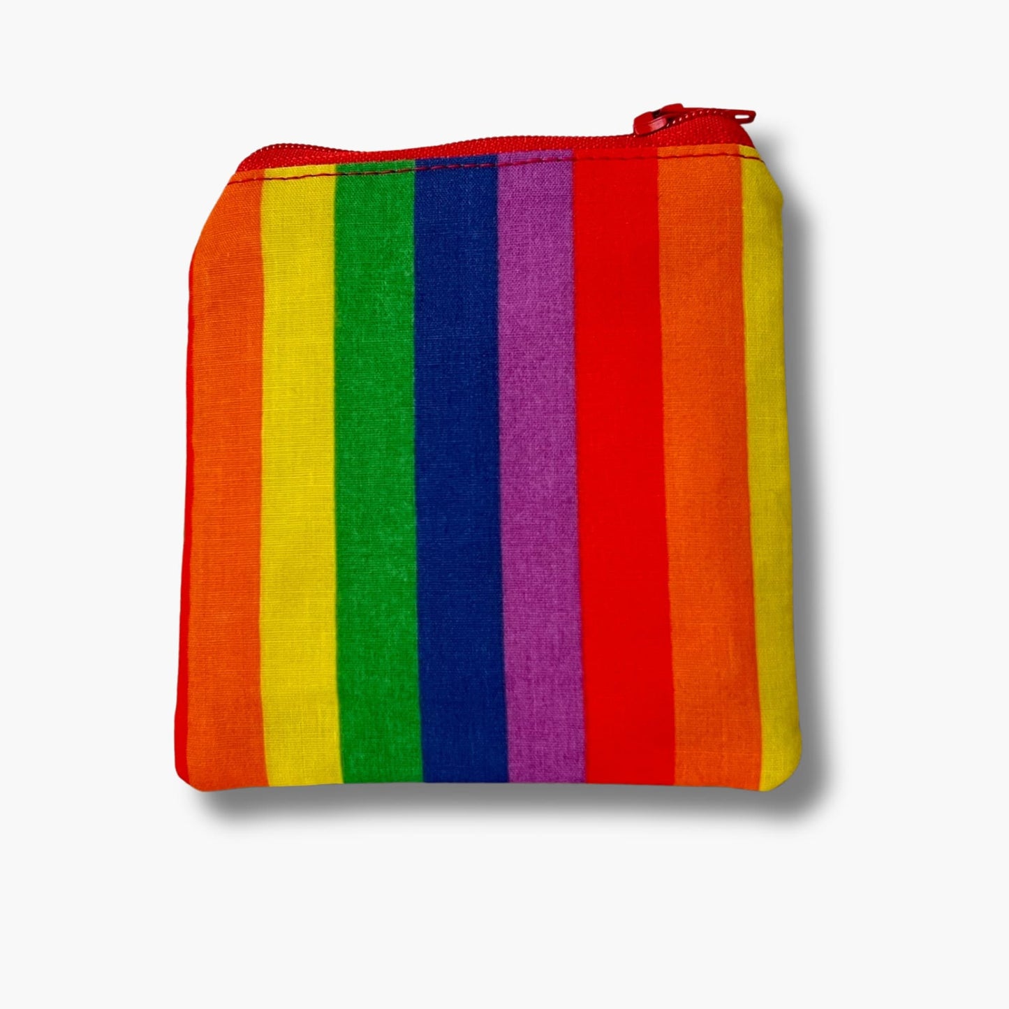 LGBTQ+ Ally Mini Stitch Marker Case - Handmade with Rainbow Pride Fabric