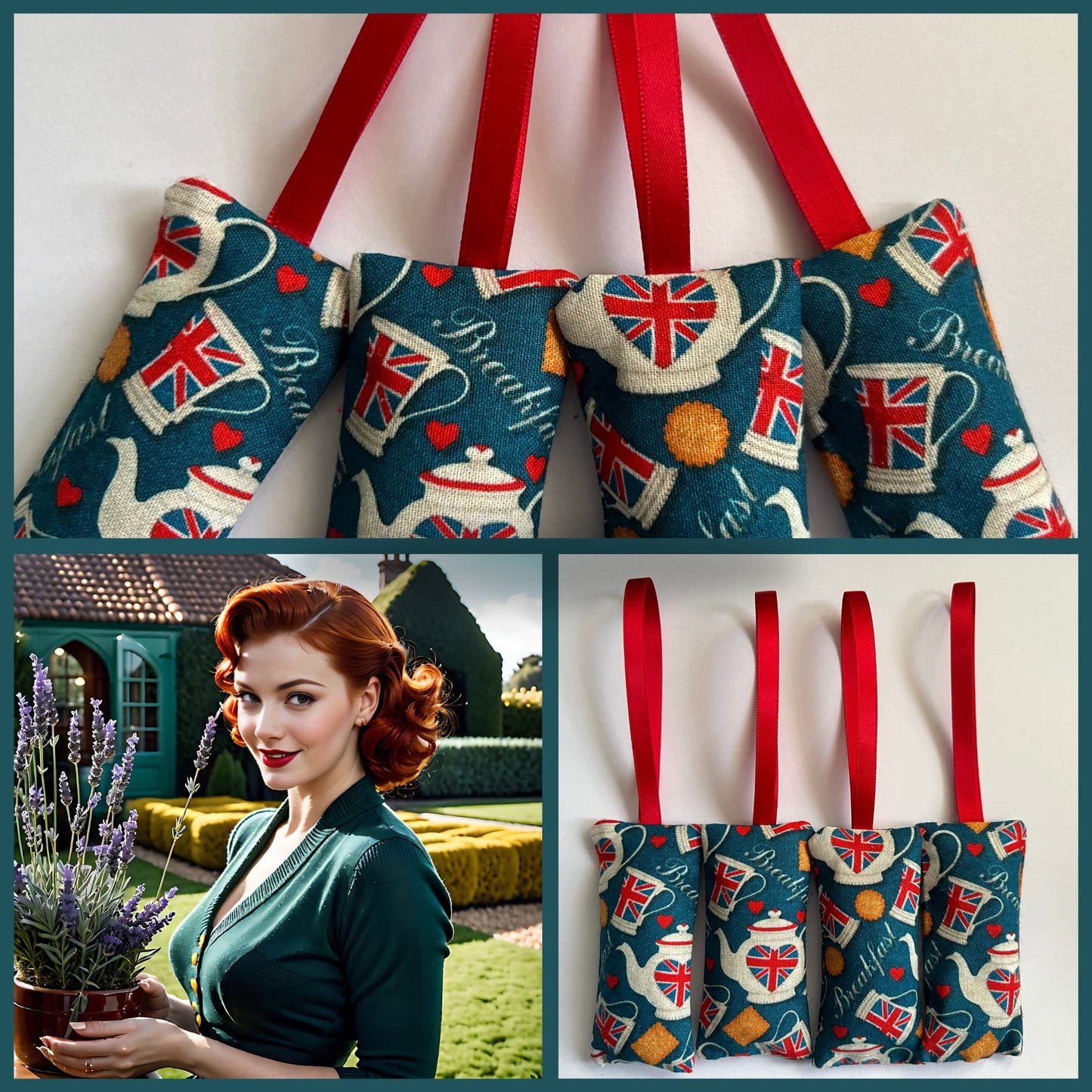 Lavender Bags , Vintage Britain - Time 4 Tea