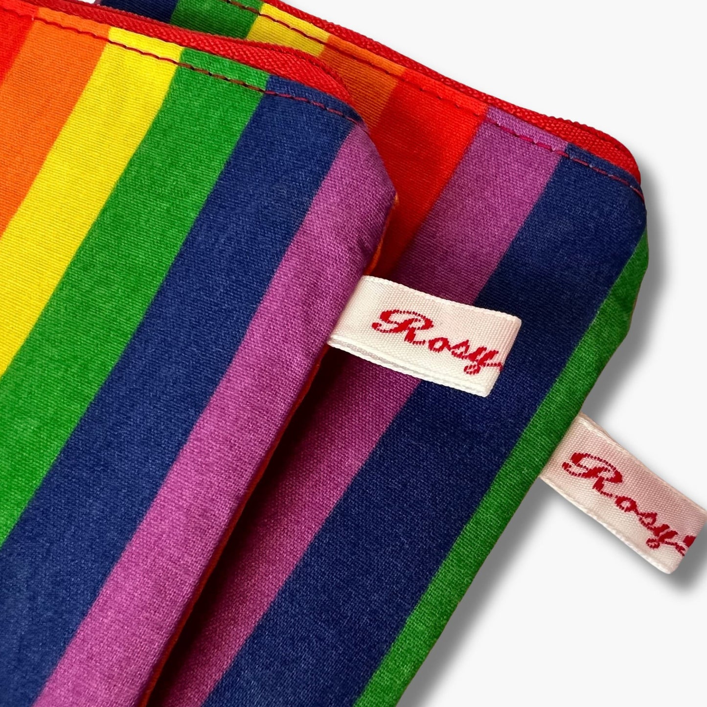 LGBTQ+ Ally Mini Stitch Marker Case - Handmade with Rainbow Pride Fabric
