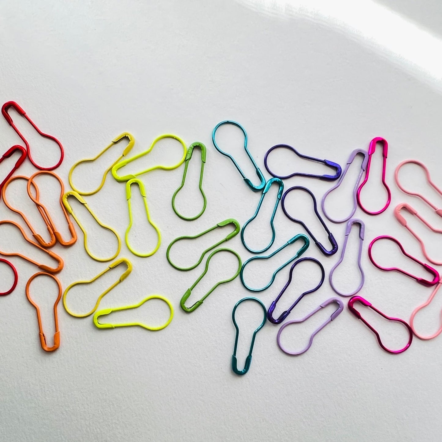 Rainbow Gourd Knitting & Crochet Markers - Colorful Stitch Markers