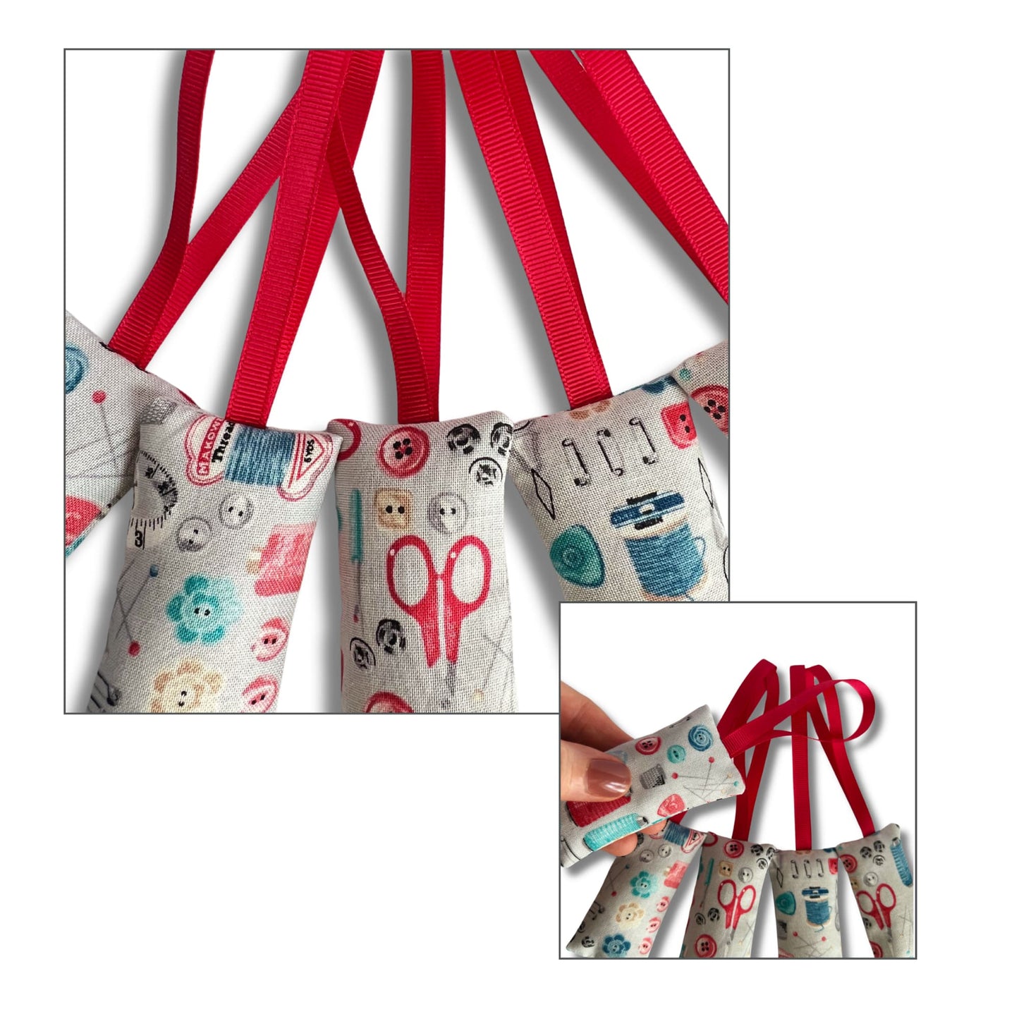 Lavender Bags with Loops -A Stitch in Time