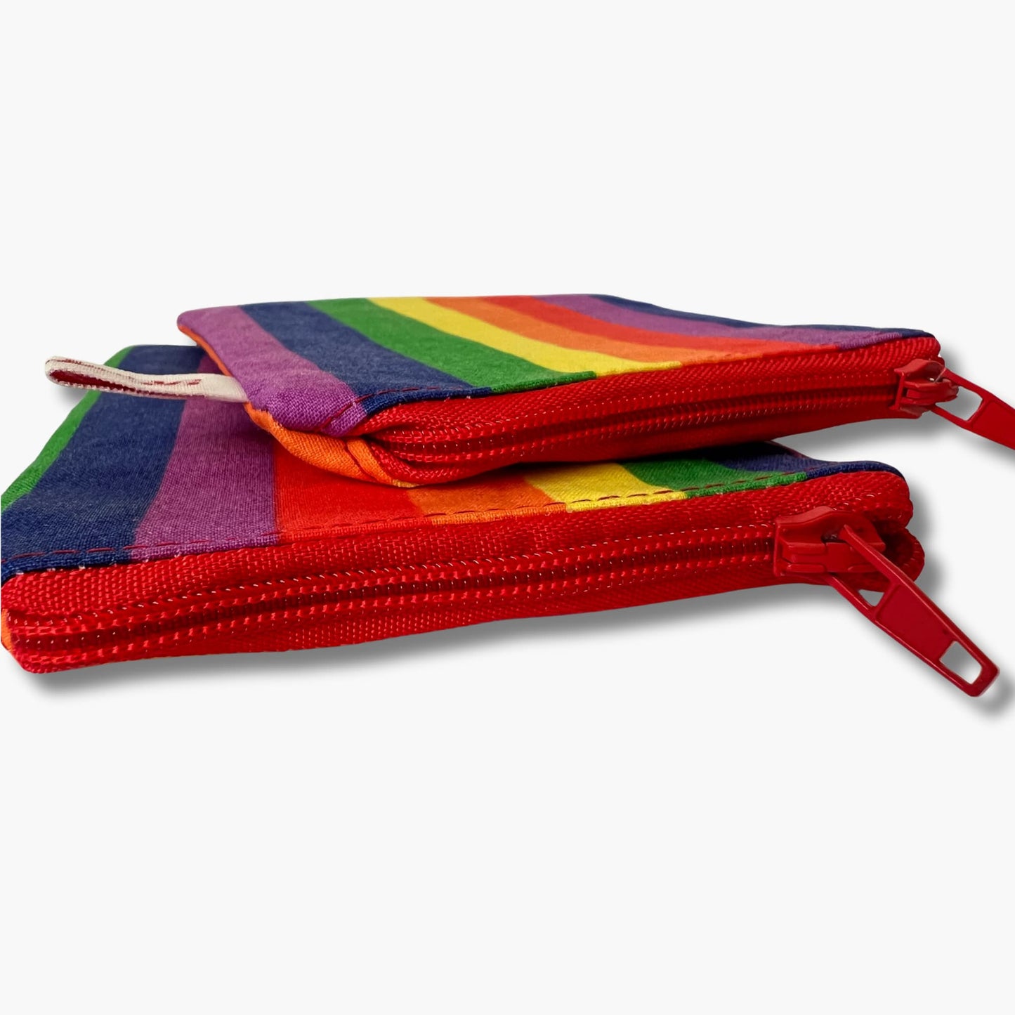 LGBTQ+ Ally Mini Stitch Marker Case - Handmade with Rainbow Pride Fabric