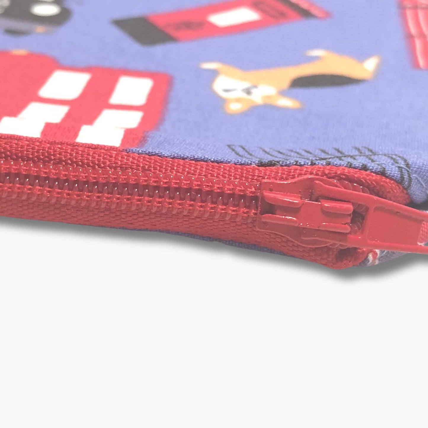 London Purse with Zip - Retro Corgi