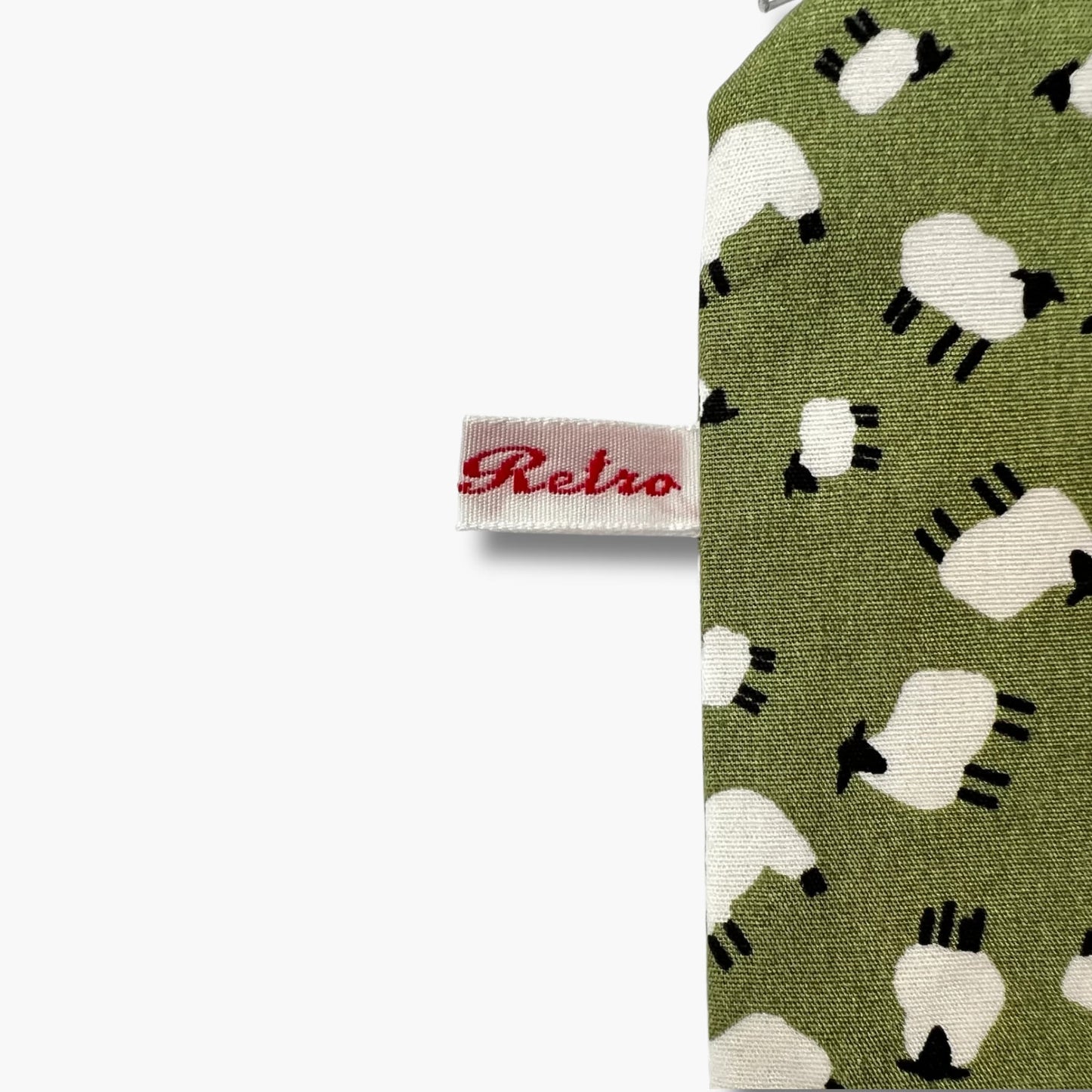 Sheep Print Mini Knitting Notions Case for Stitch Markers