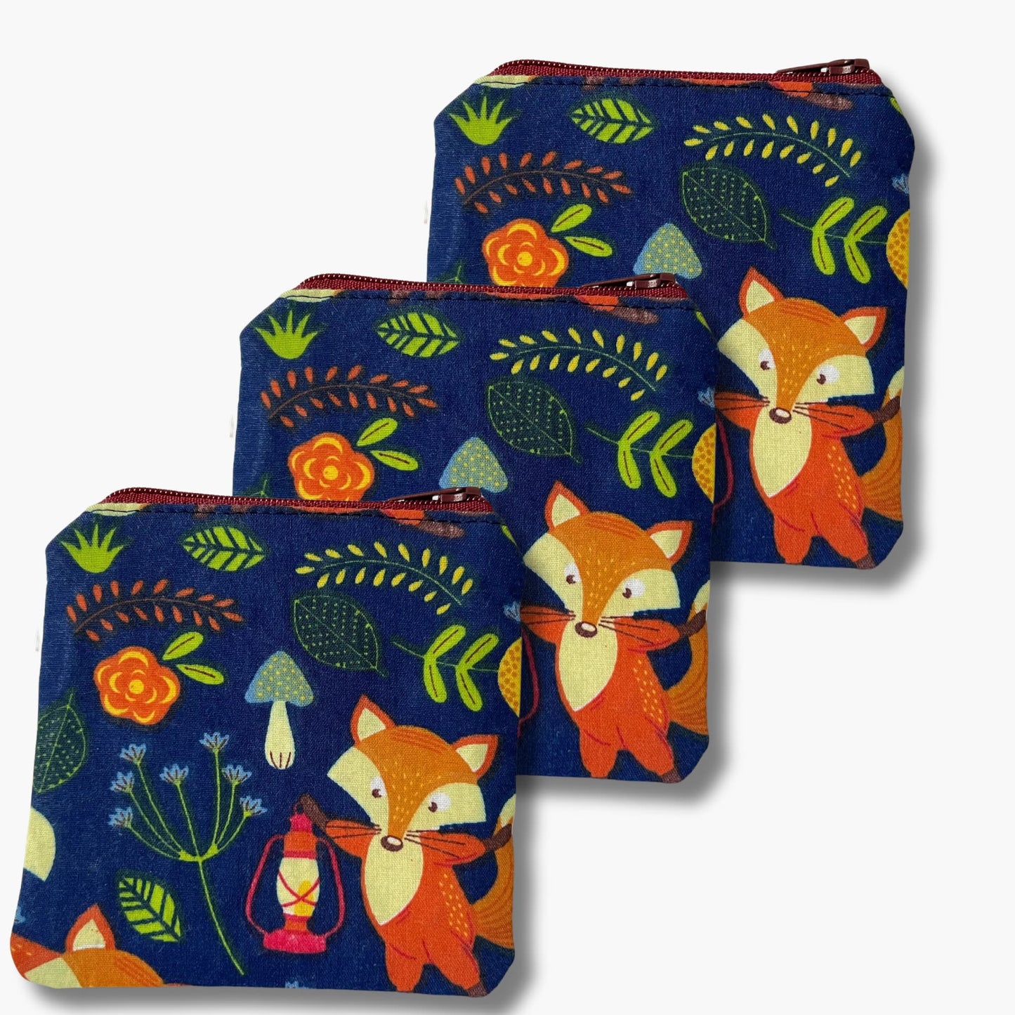 Fall Fox Mini Notions Case for Knitters' Stitch Markers - Bestselling Print!