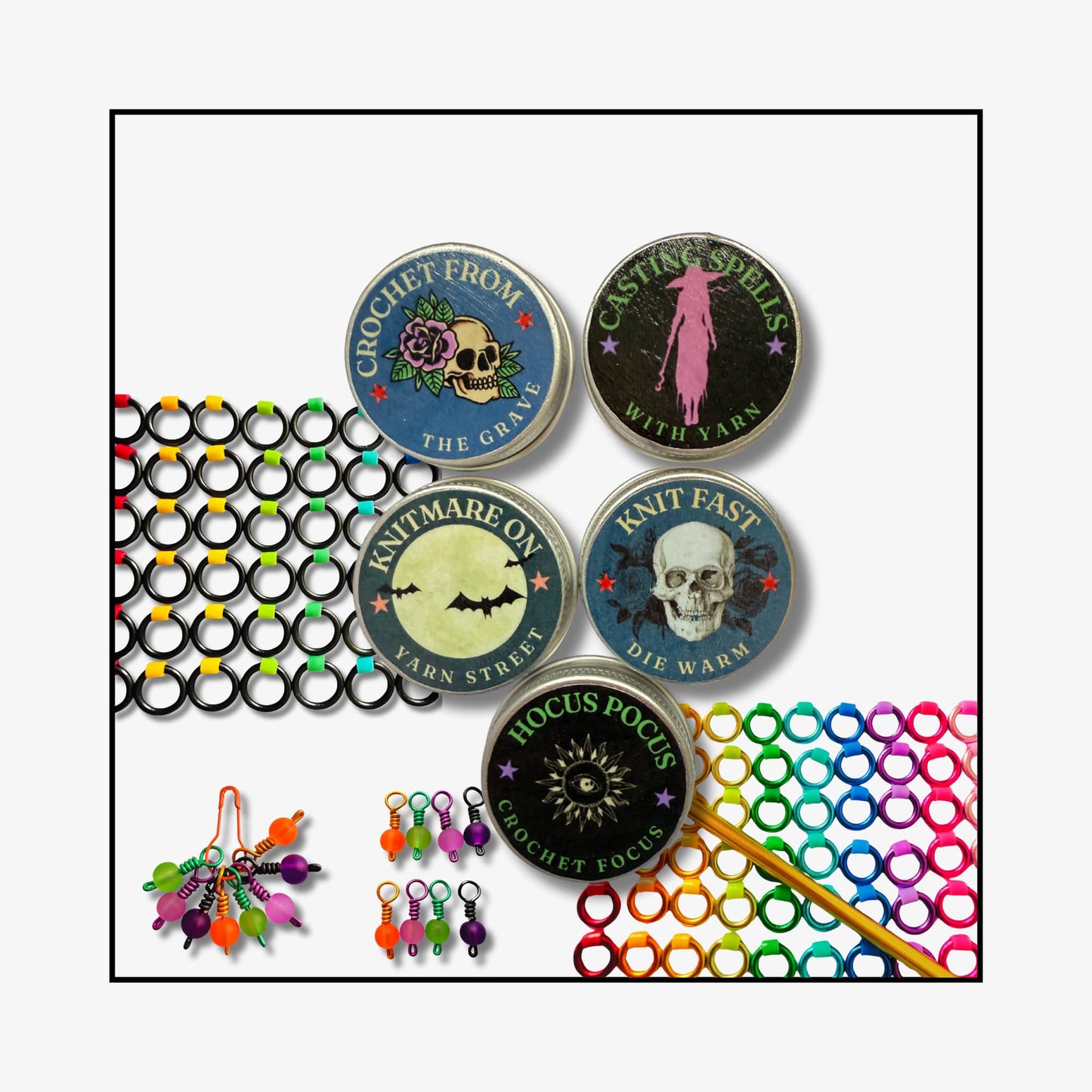 Knitting Set - Halloween Spooks