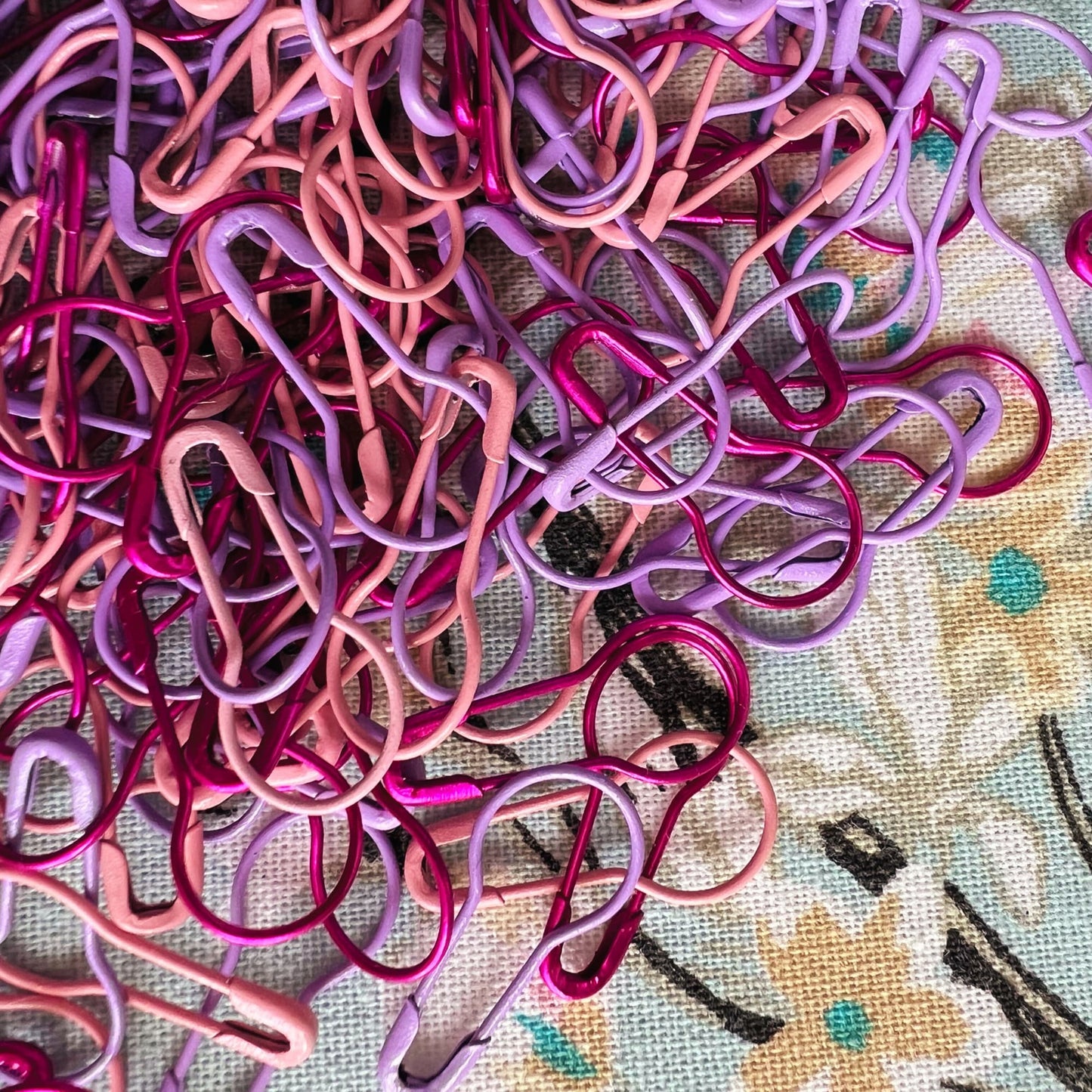 Crochet Stitch Markers - Cotton Candy