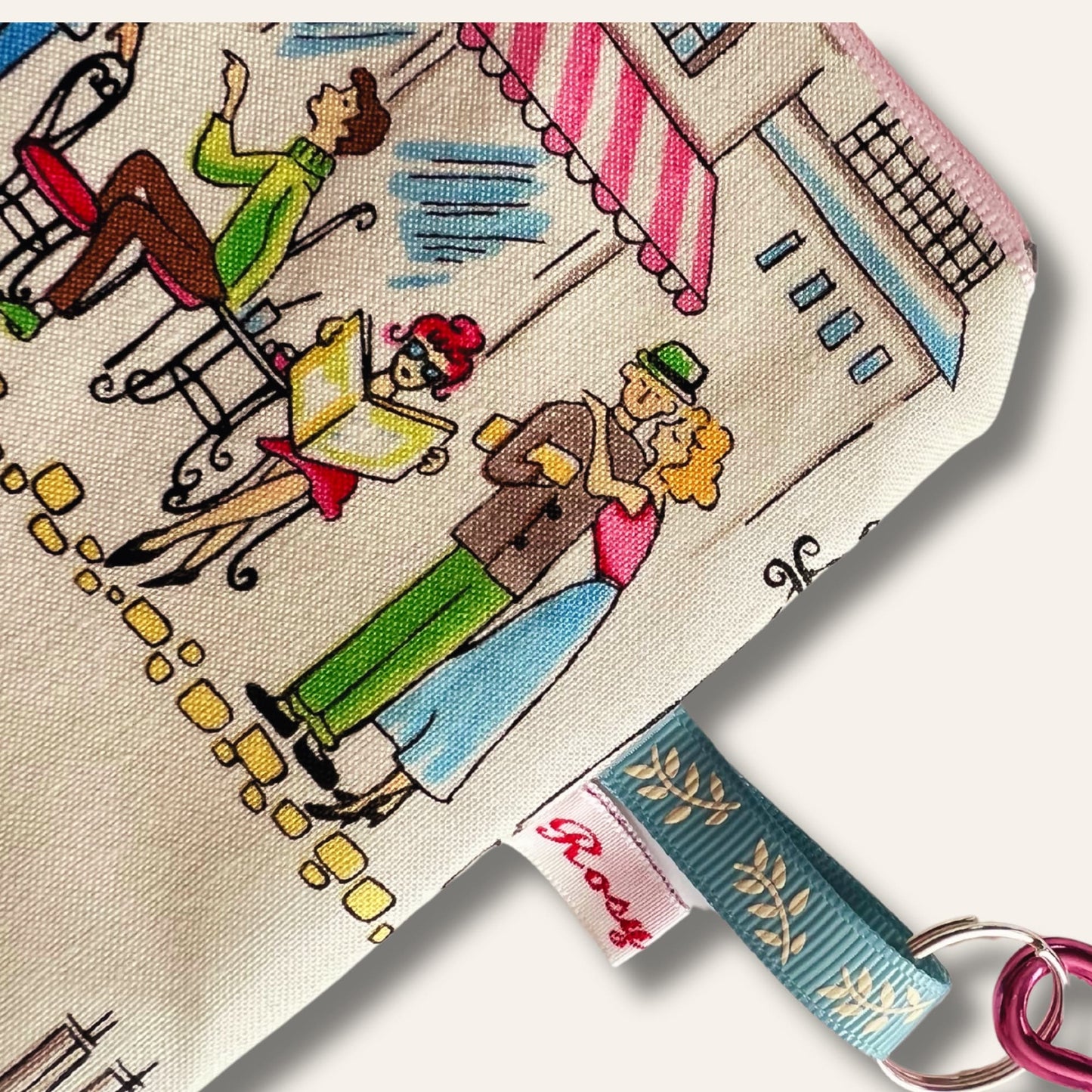 Knitting Project Bag - Fabric by Michael Miller - Paris