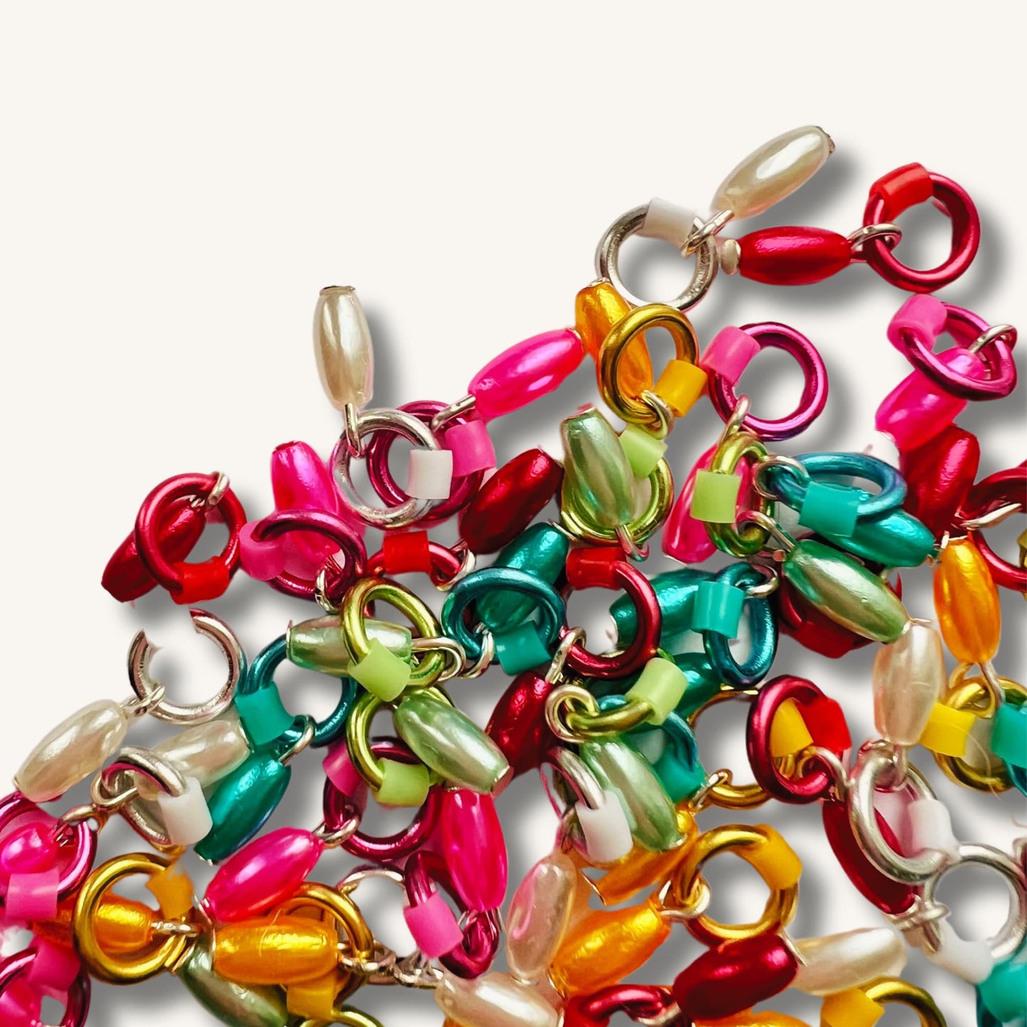 Rainbow Mini Stitch Markers for Sock & Lace Knitting - Snag Free - Sock Pips