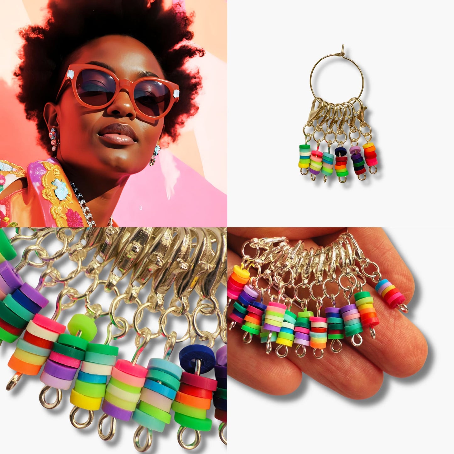 Crochet Stitch Markers - Sweetie Pops