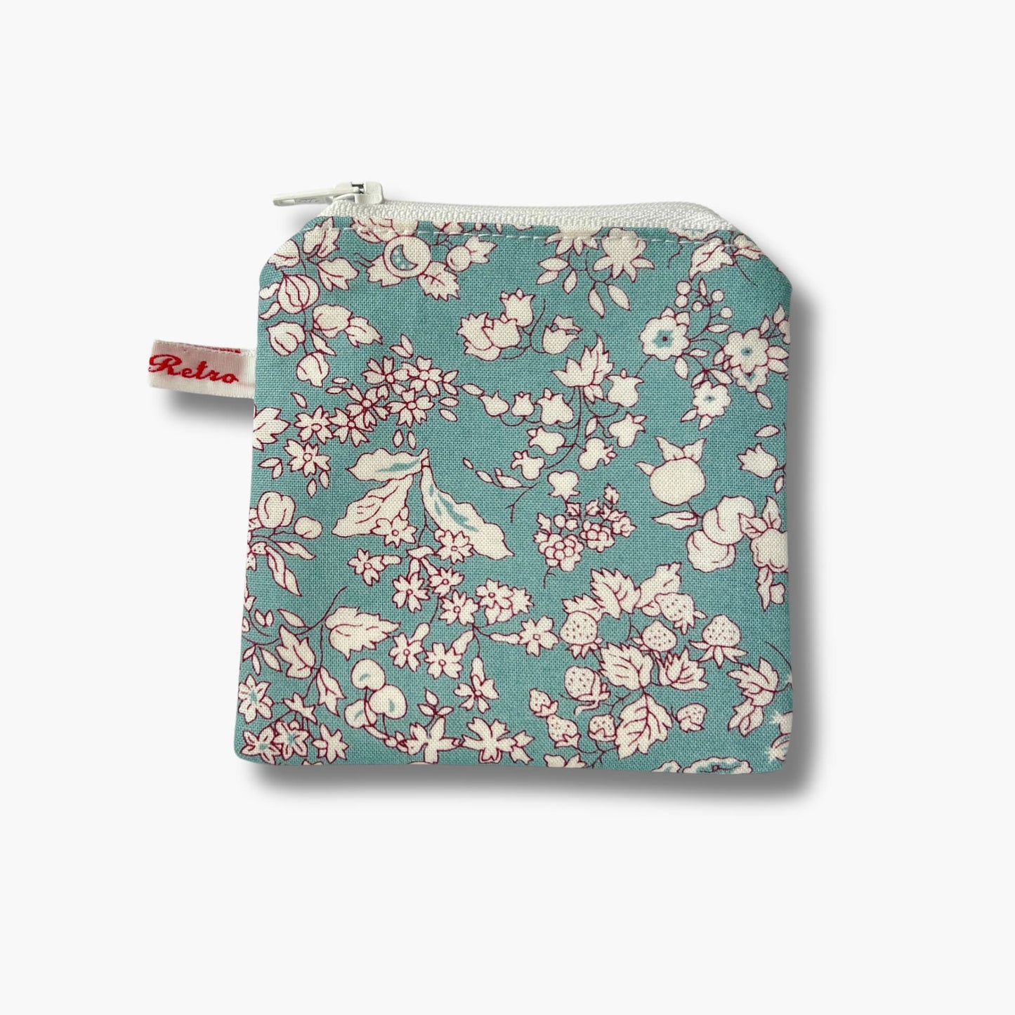 Liberty of London fabric purse -Fruit Silhouette