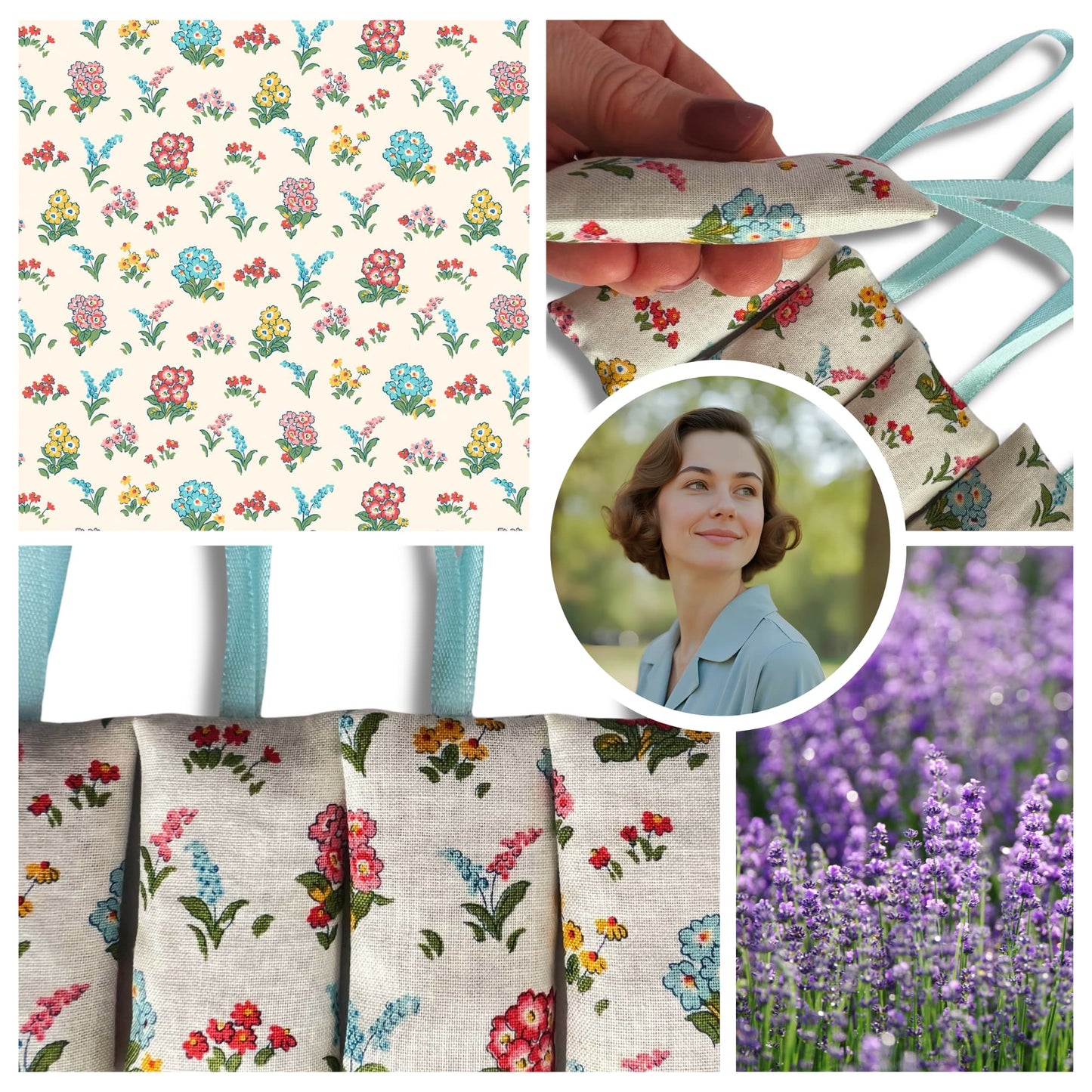 Lavender Bags Liberty Fabric - Kensington Gardens