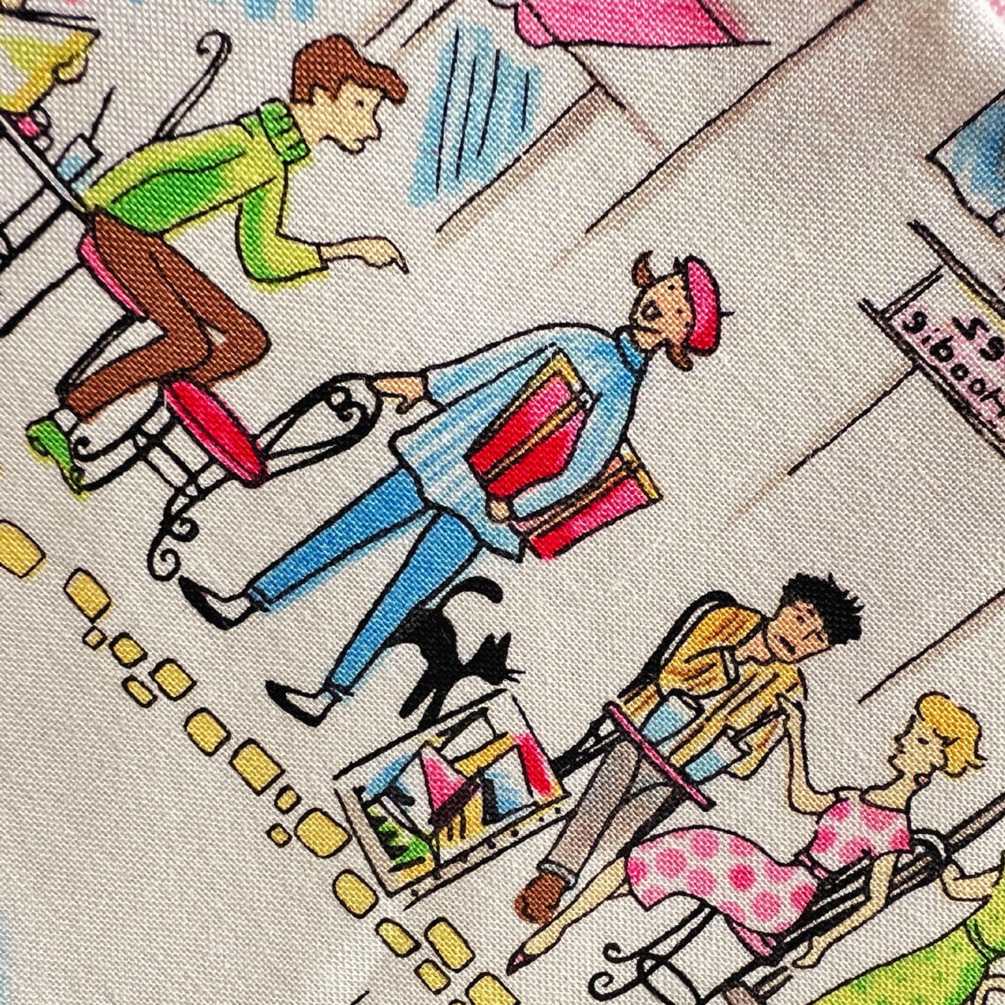 Knitting Project Bag - Fabric by Michael Miller - Paris