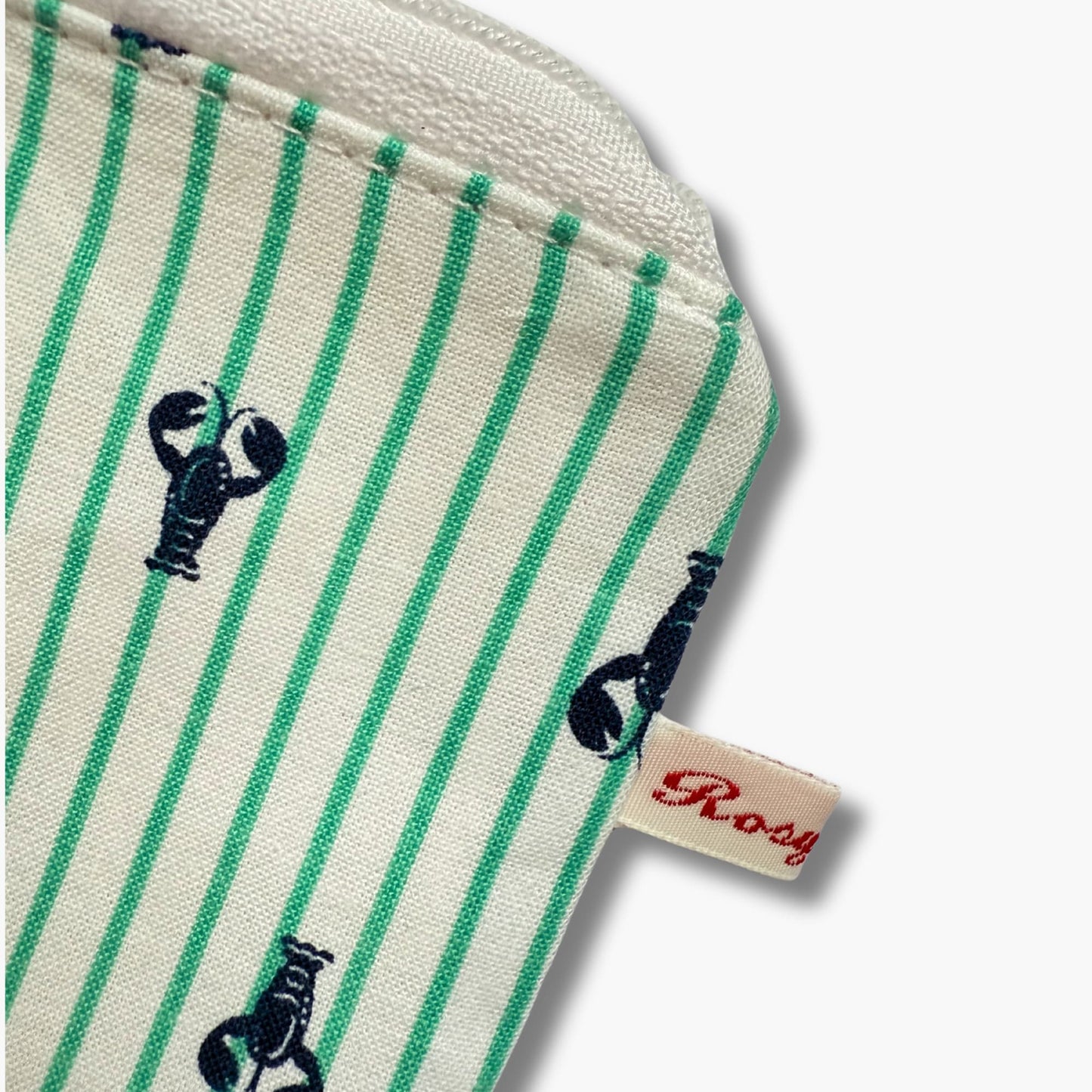 Striped Travel Purse for Stitch Markers - Seaside