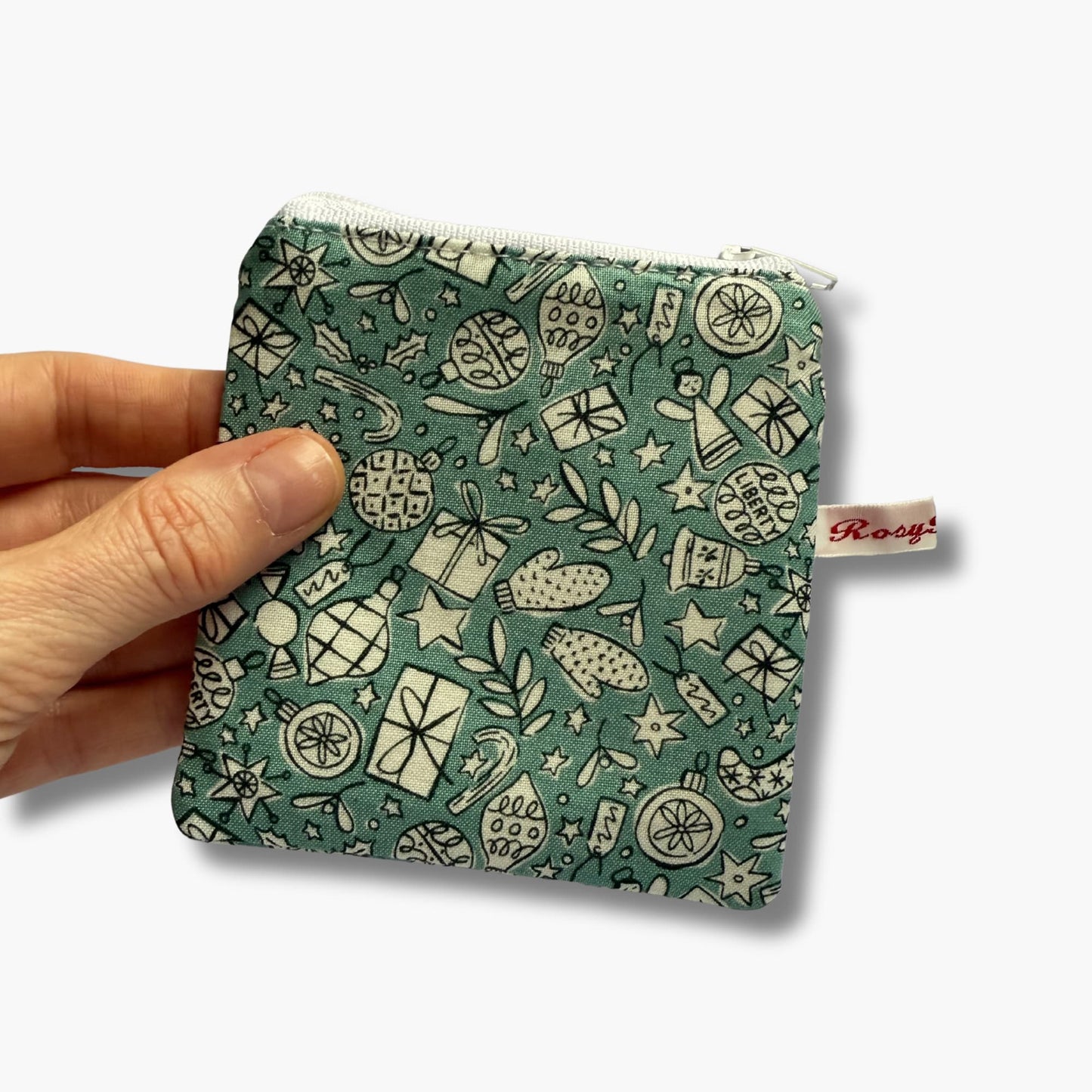 Liberty fabric purse - Festive Cheer
