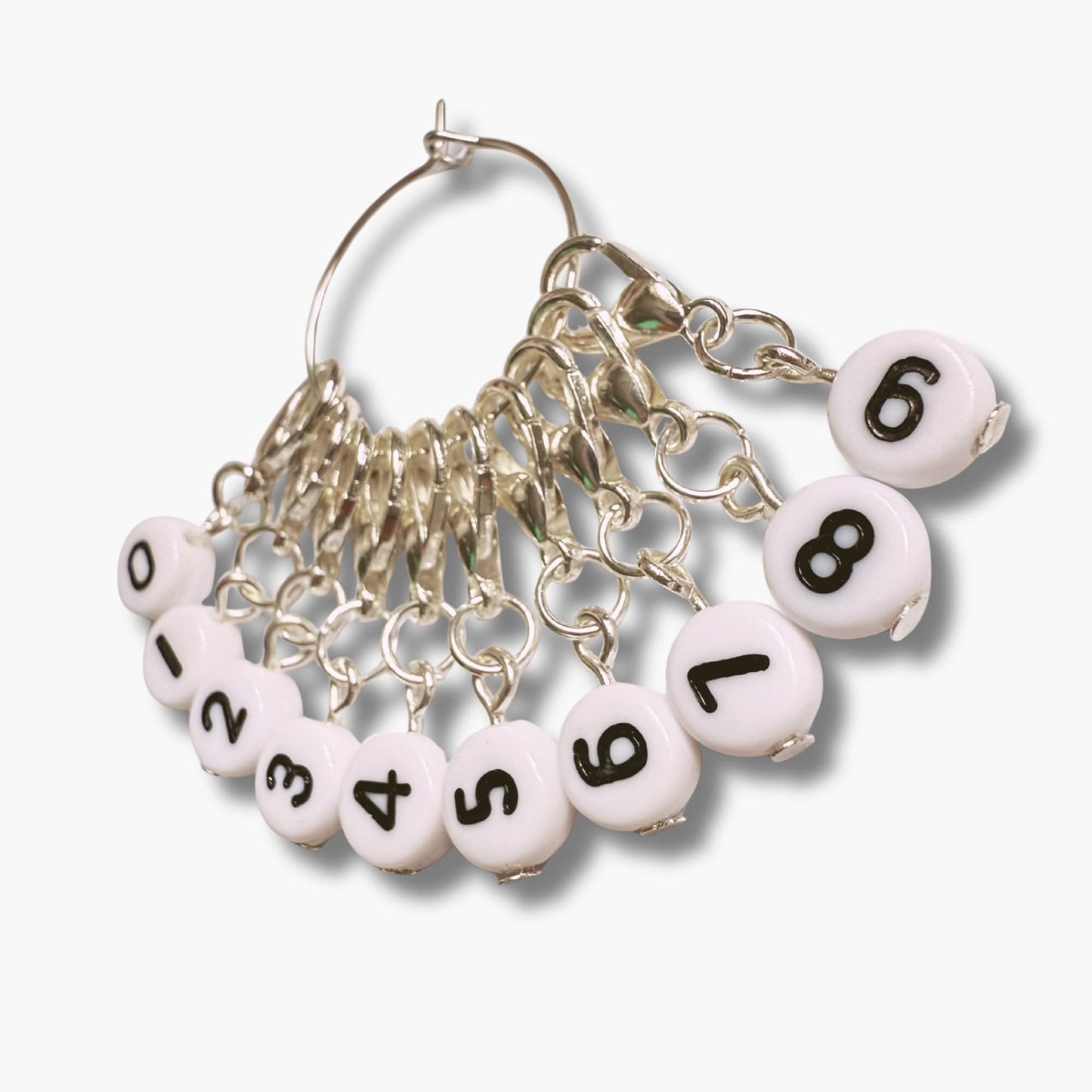 Crochet Number Stitch Markers - Numbers Set