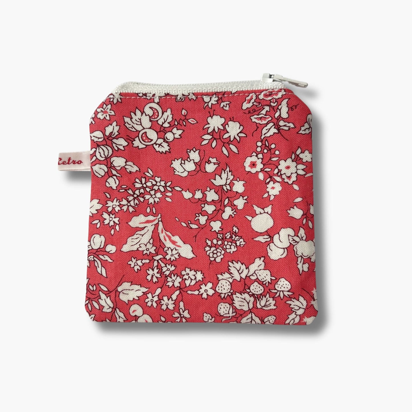 Liberty of London fabric purse -Fruit Silhouette