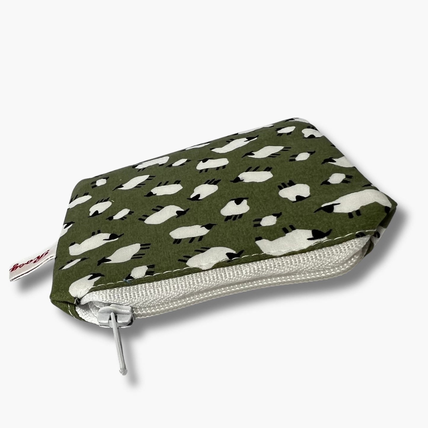 Sheep Print Mini Knitting Notions Case for Stitch Markers