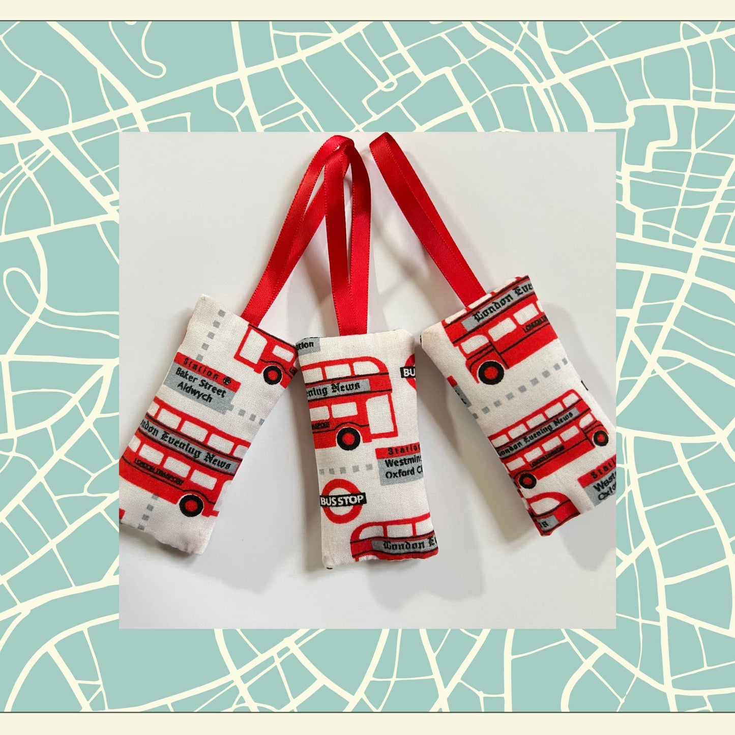 Lavender Bags , Vintage Britain - London Bus