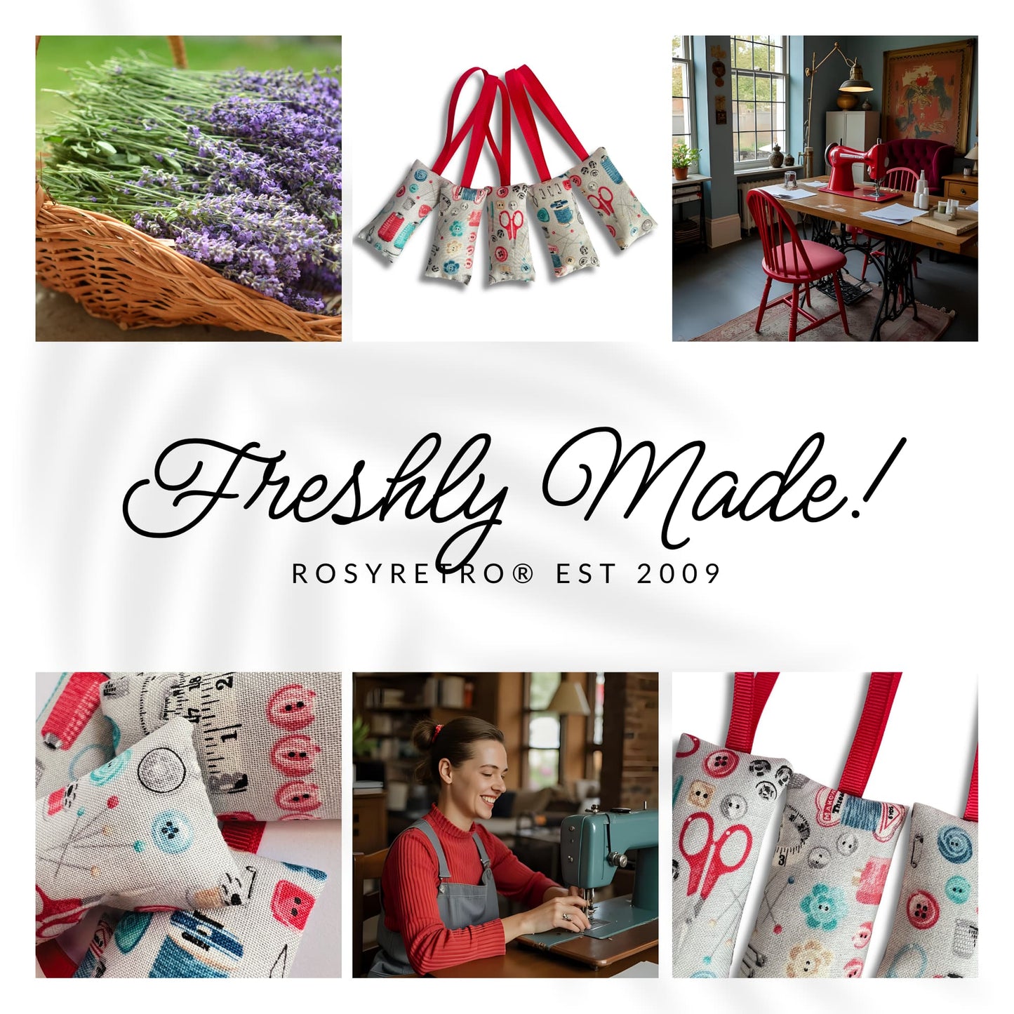 Lavender Bags with Loops -A Stitch in Time