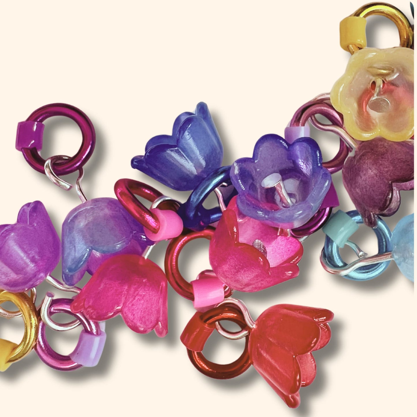 Flower Stitch Markers for Knitting - Summer Blooms