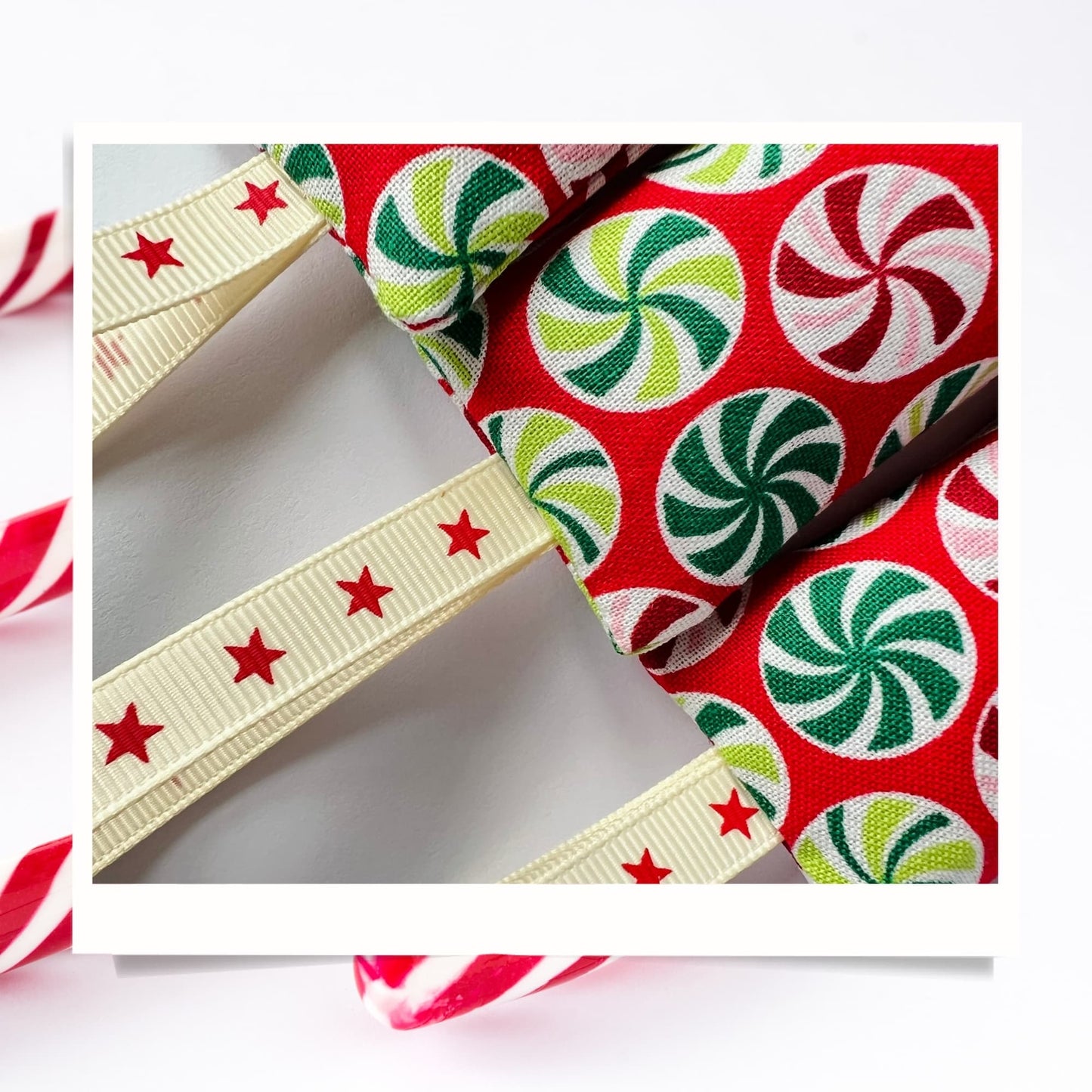 Christmas Scent sachets , lavender bags - Candy Cane