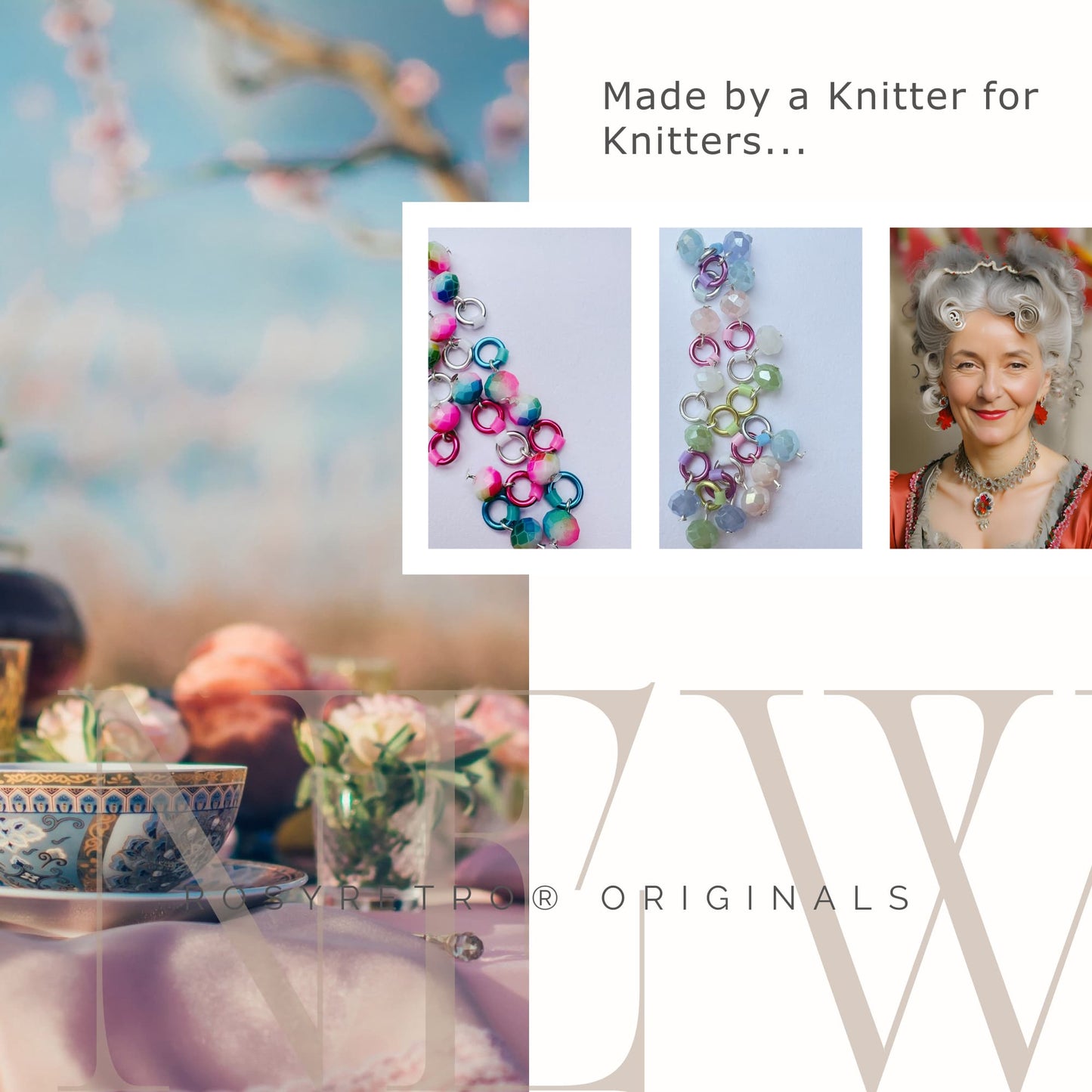 Stitch Markers for Snag Free Knitting, Pastel & Neon - Iced Macarons or Frosted Sprinkles