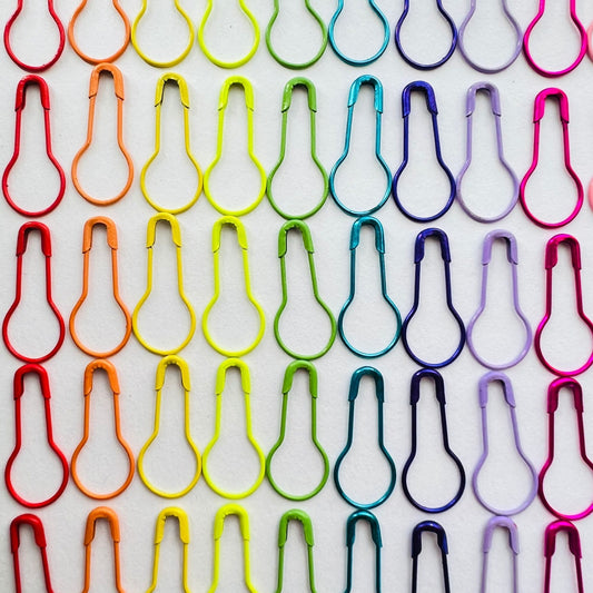 Rainbow Gourd Knitting & Crochet Markers - Colorful Stitch Markers
