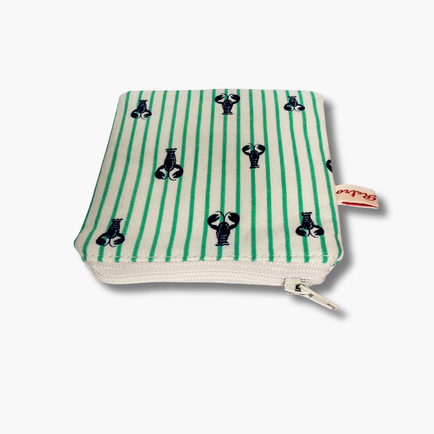 Striped Travel Purse for Stitch Markers - Seaside