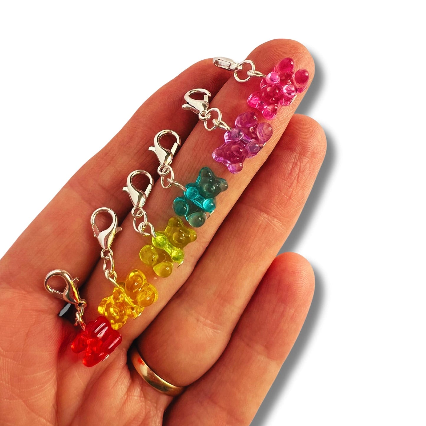 Crochet Stitch Markers - Jelly Bears