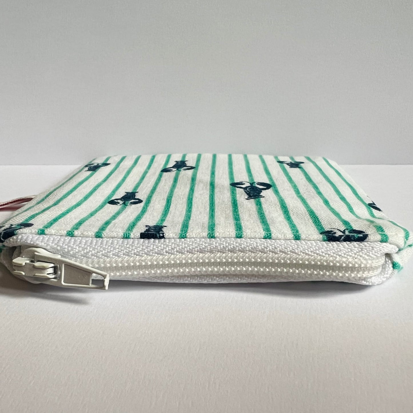 Striped Travel Purse for Stitch Markers - Seaside
